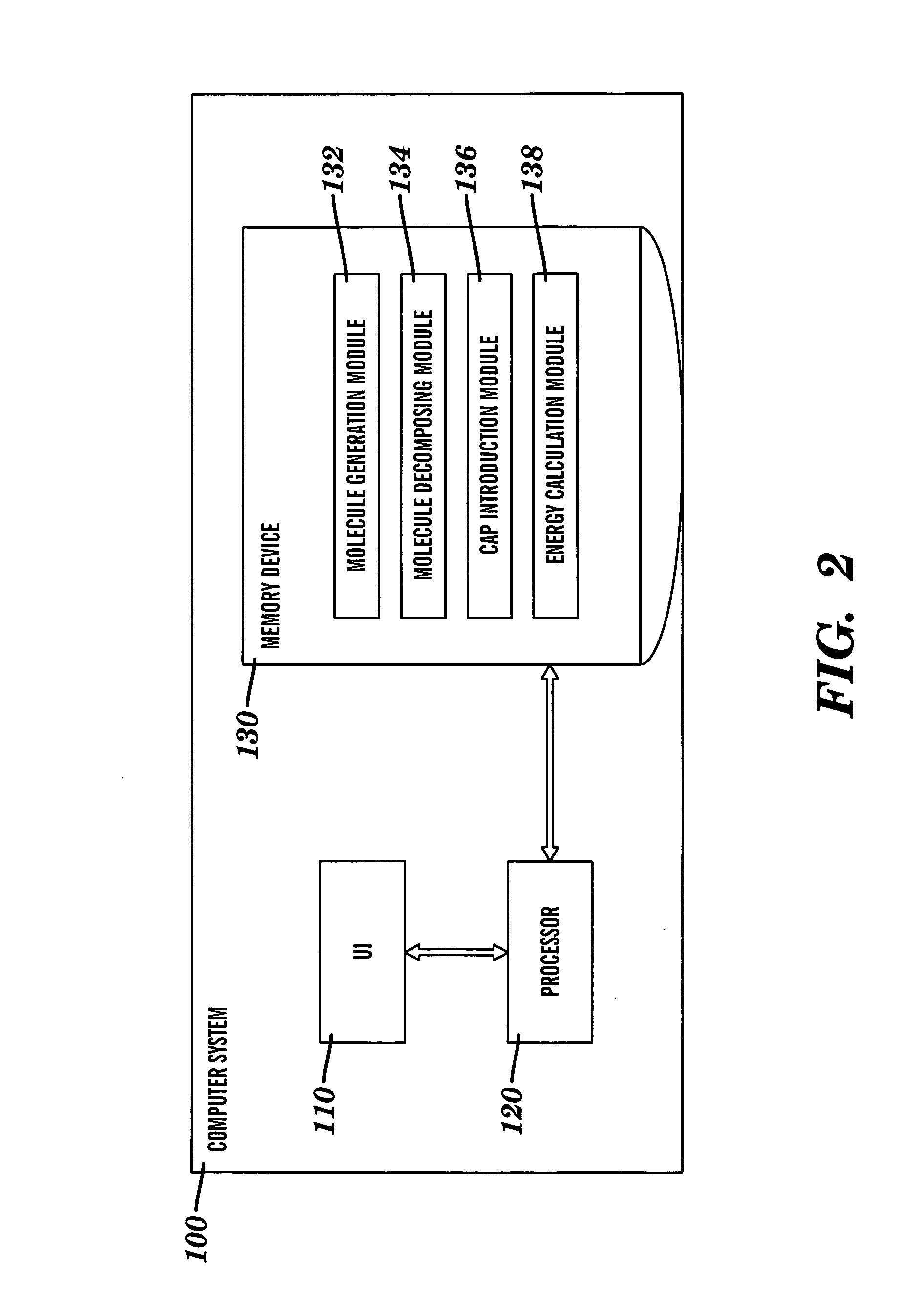 Method for introducing conjugated caps into molecule fragments and systems and methods for using the same to determine inter-molecular interaction energies