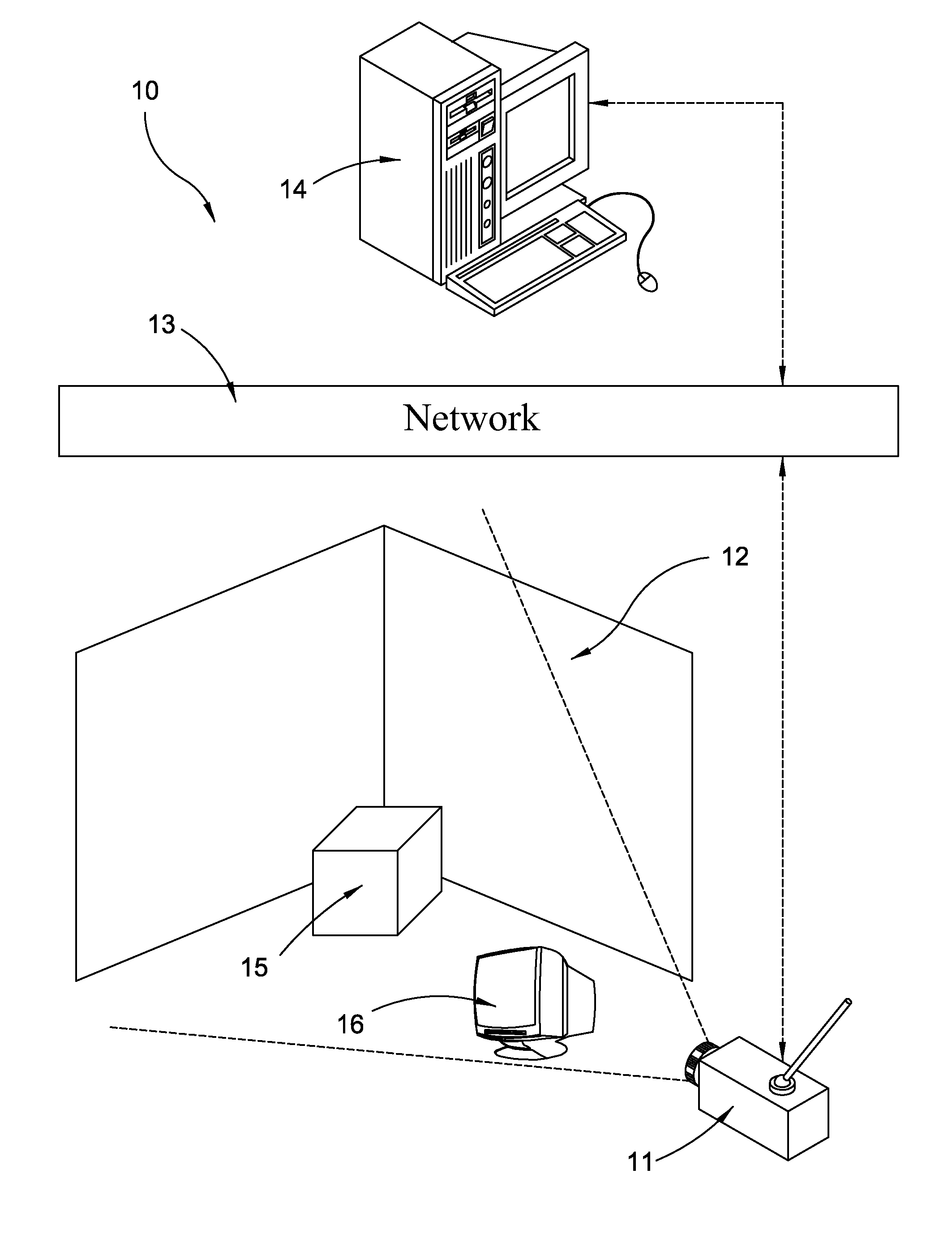 3D object size estimation system for object wrapping and method thereof