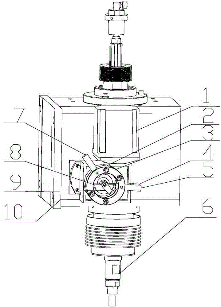 Drill bit automatic reset device and its control method