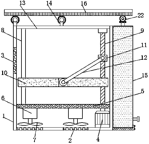 Power distribution cabinet with damp-proof and heat-dissipation function