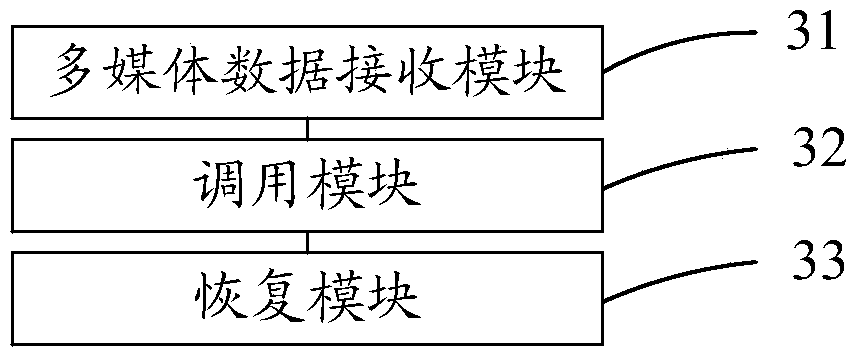 A terminal multimedia data playback method and device