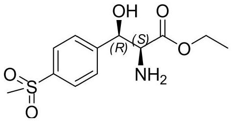 A method for preparing chiral (2s, 3r)-p-thymphenylphenylserine ethyl ester