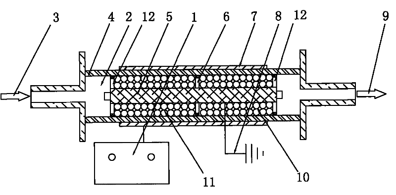 Innocent treatment method for sulfuryl fluoride gas