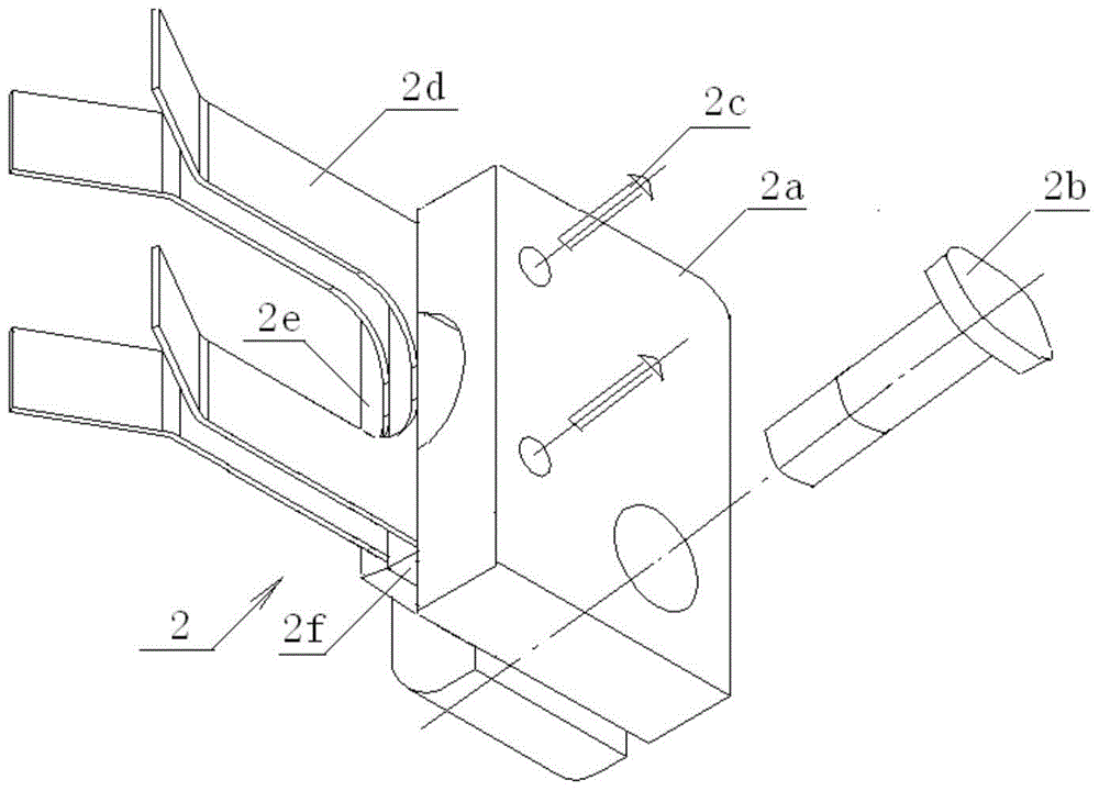 A vibration-absorbing structure of an angular displacement sensor