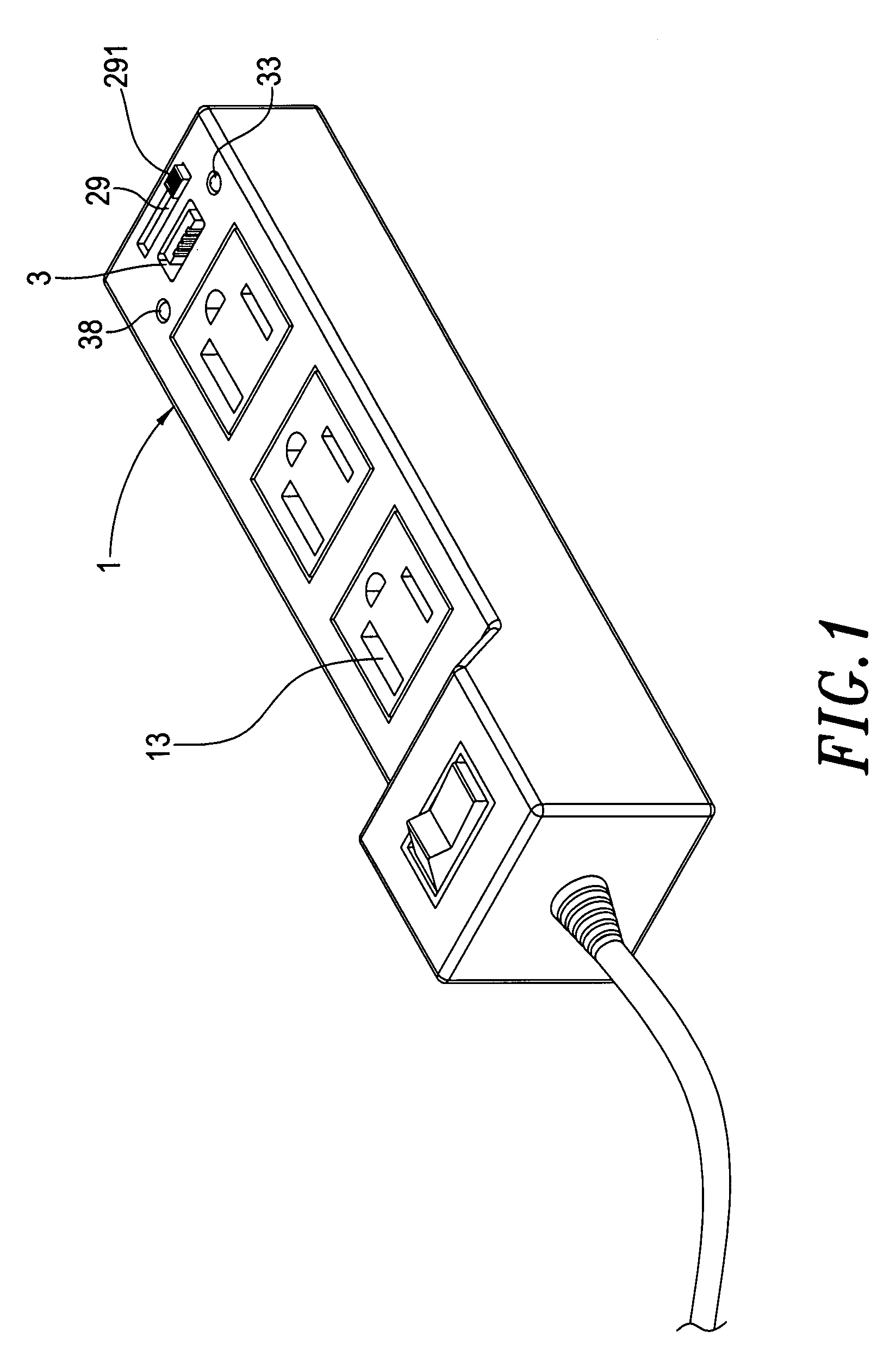 Charge apparatus of an extension cord plug