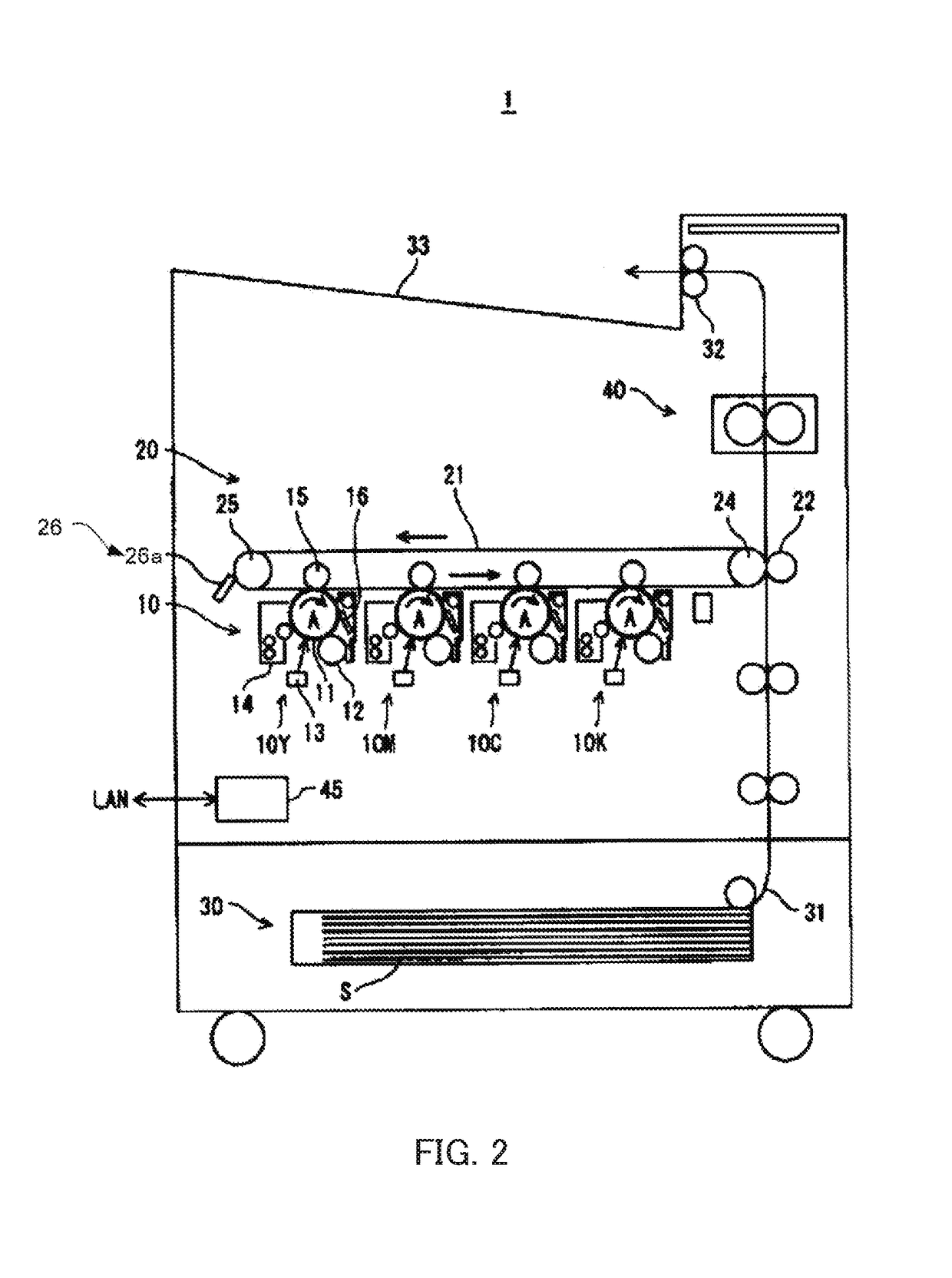 Intermediate transfer member, image forming apparatus and image forming method