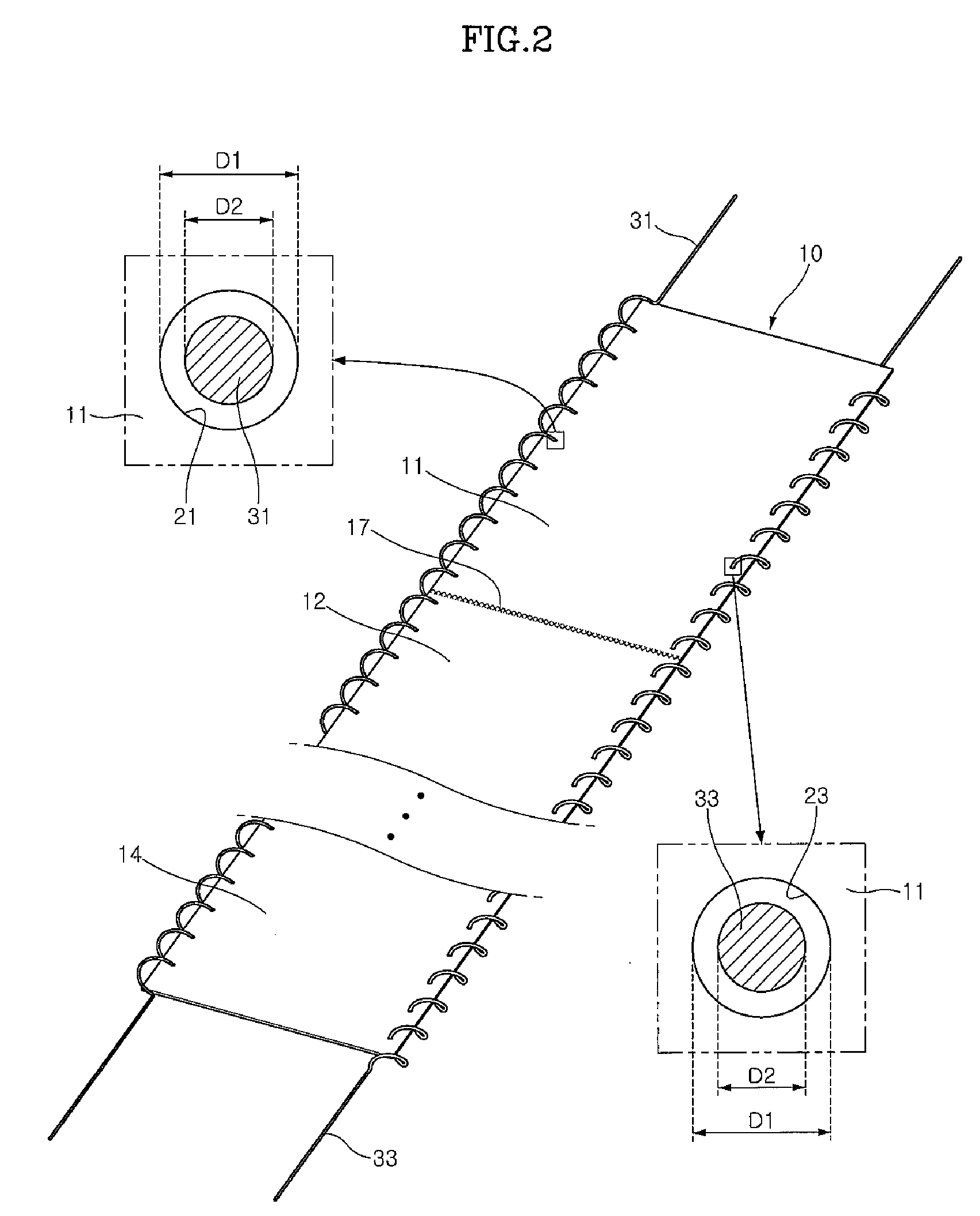 Method of assembling leather cover of steering wheel