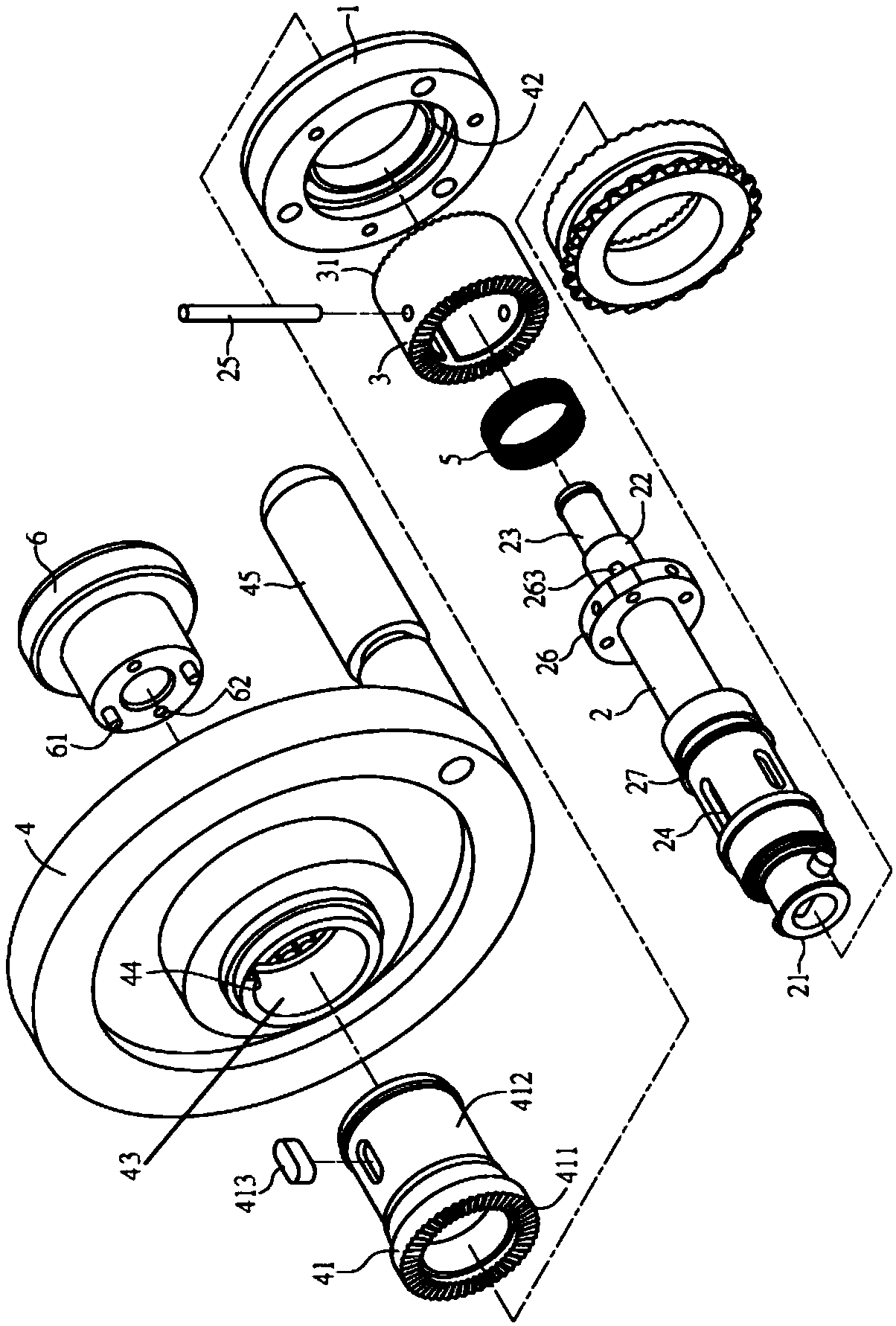 Disengaging and engaging mechanism for control grip of machine tool