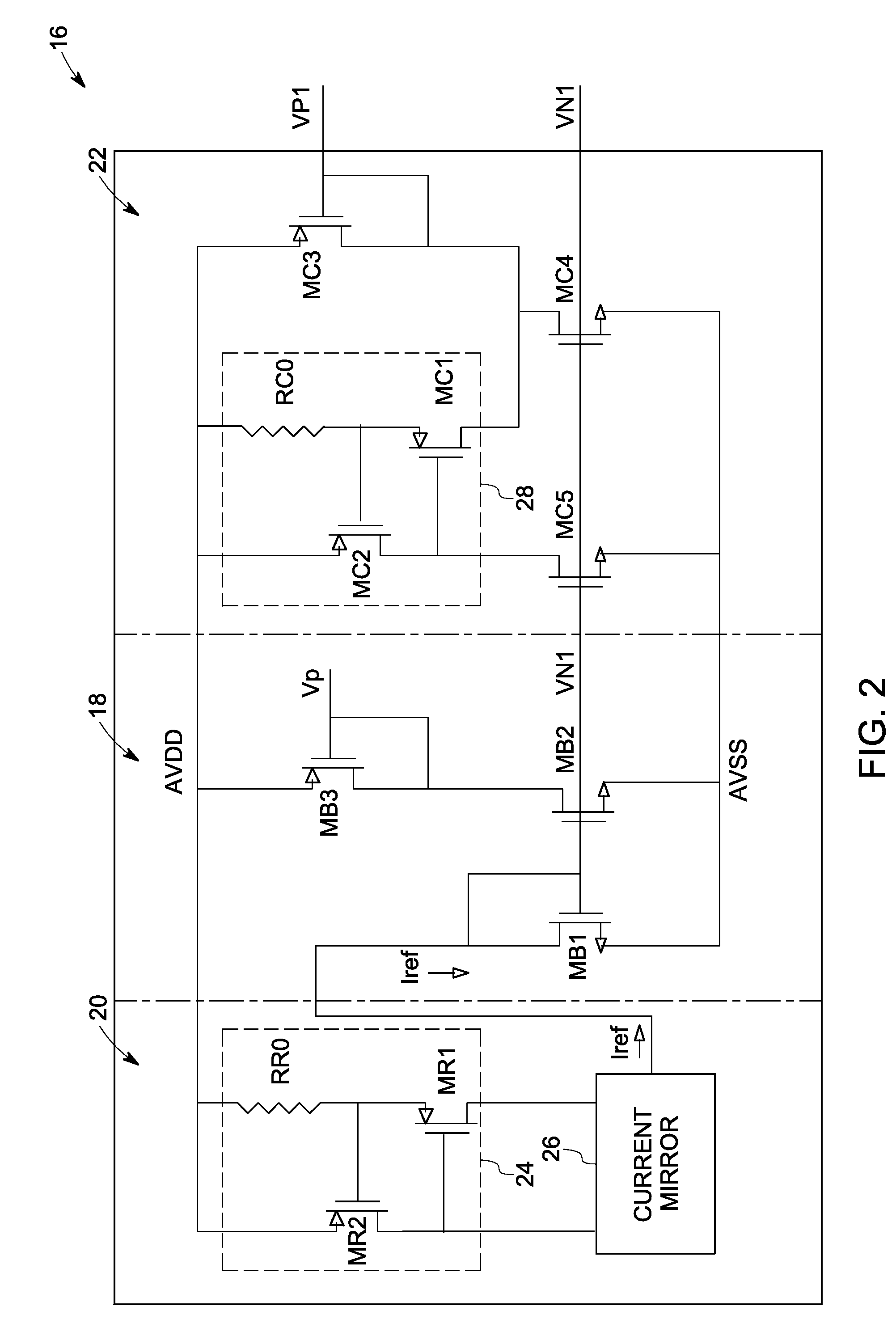 System and method for reducing flicker noise from CMOS amplifiers