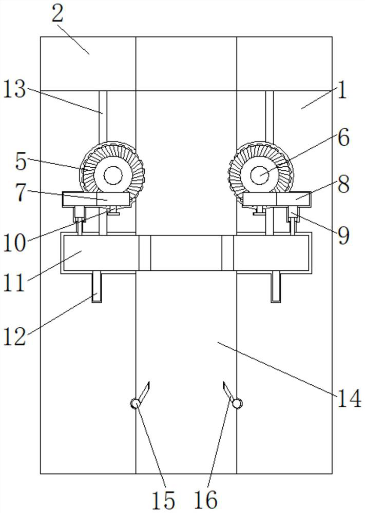 A device for pulling up and protecting steel cables for sluice gates in water conservancy protection