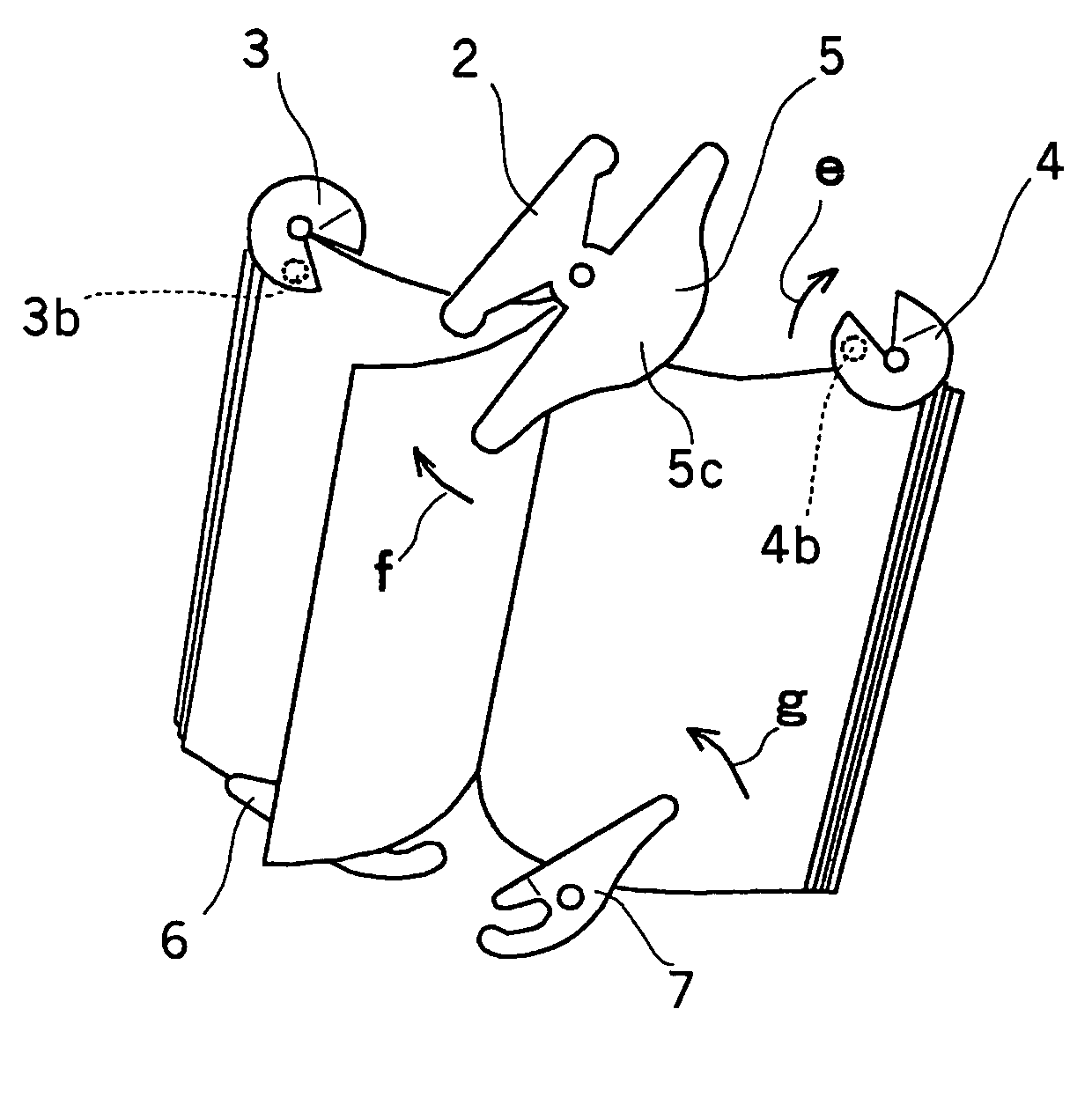 Apparatus having page turning capability for reading assistance