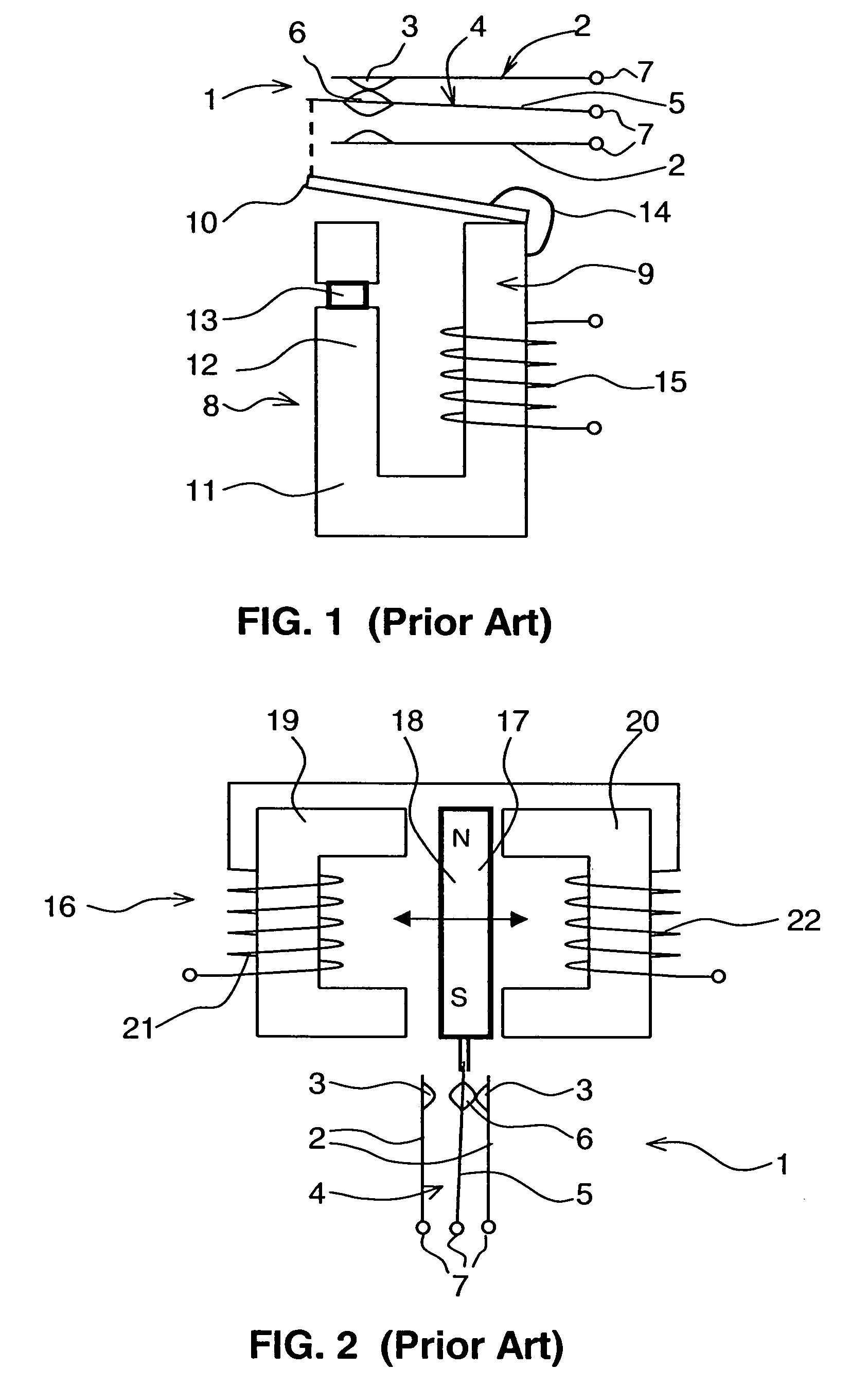 Electrical switching device, relay and electrical apparatus comprising same