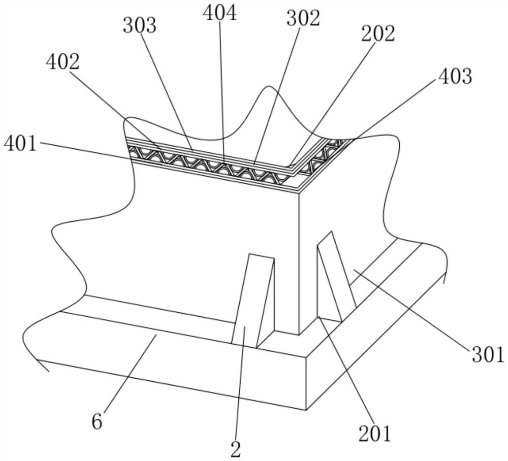 Composite anti-collision packaging box for transportation