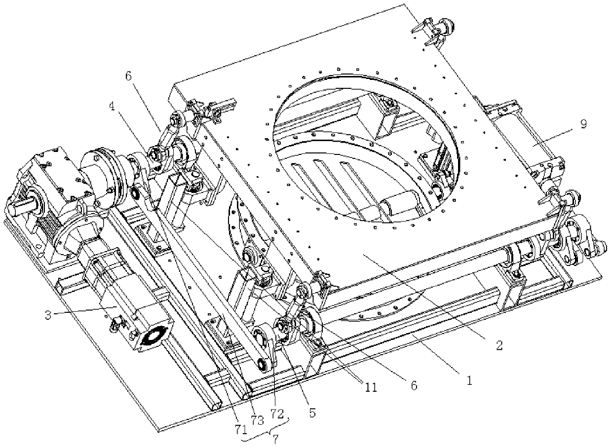 An air grid lifting device and a tempered air grid system