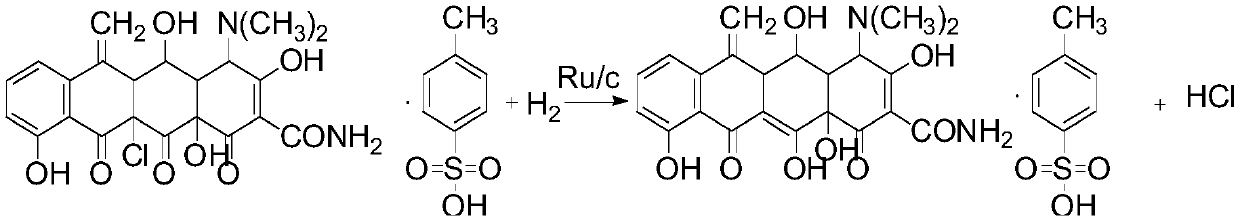 Preparation method of methacycline