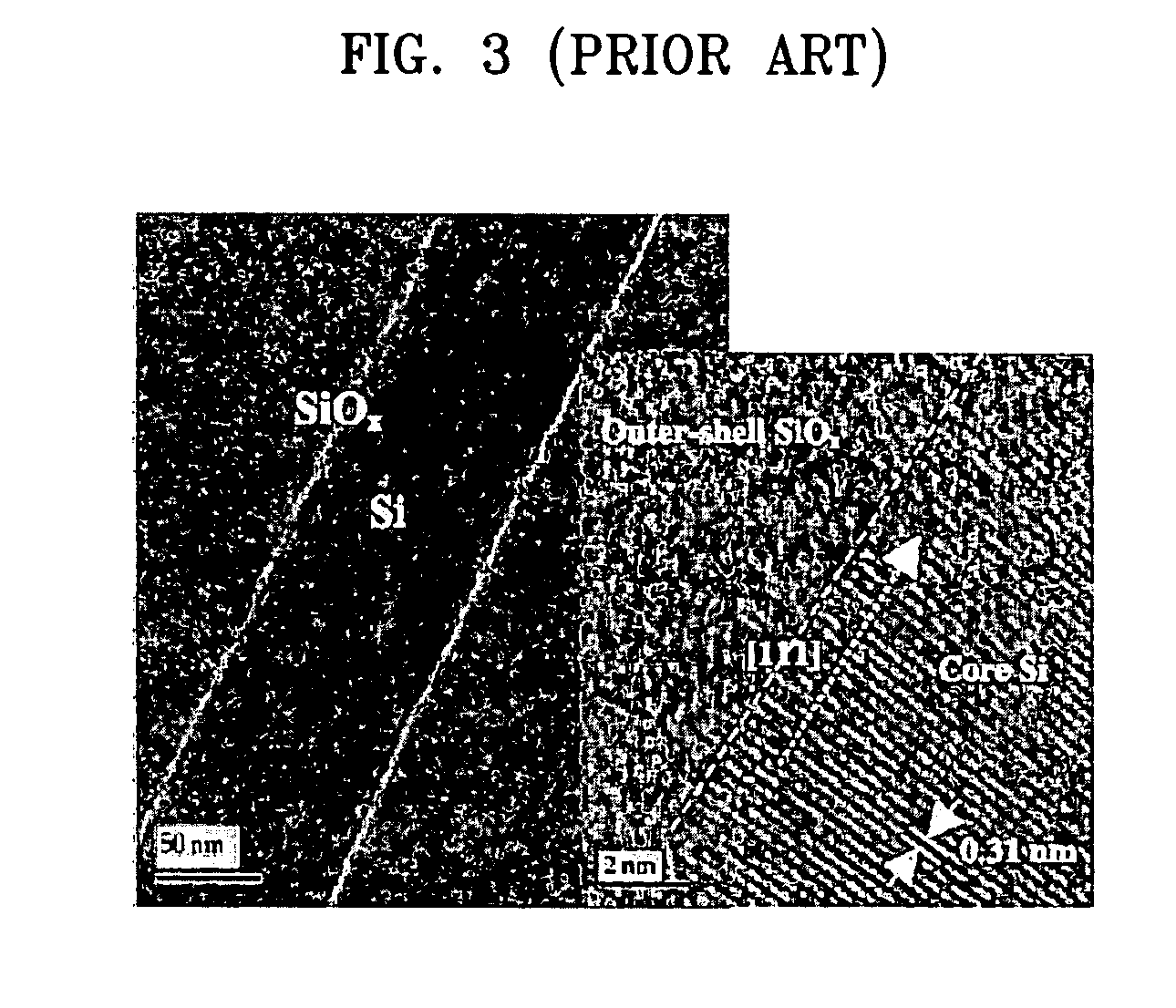 Silicon nano wire having a silicon-nitride shell and method of manufacturing the same
