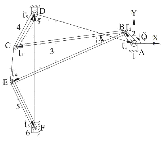 Triangular toggle-rod working mechanism of servo mechanical press and optimized design method thereof