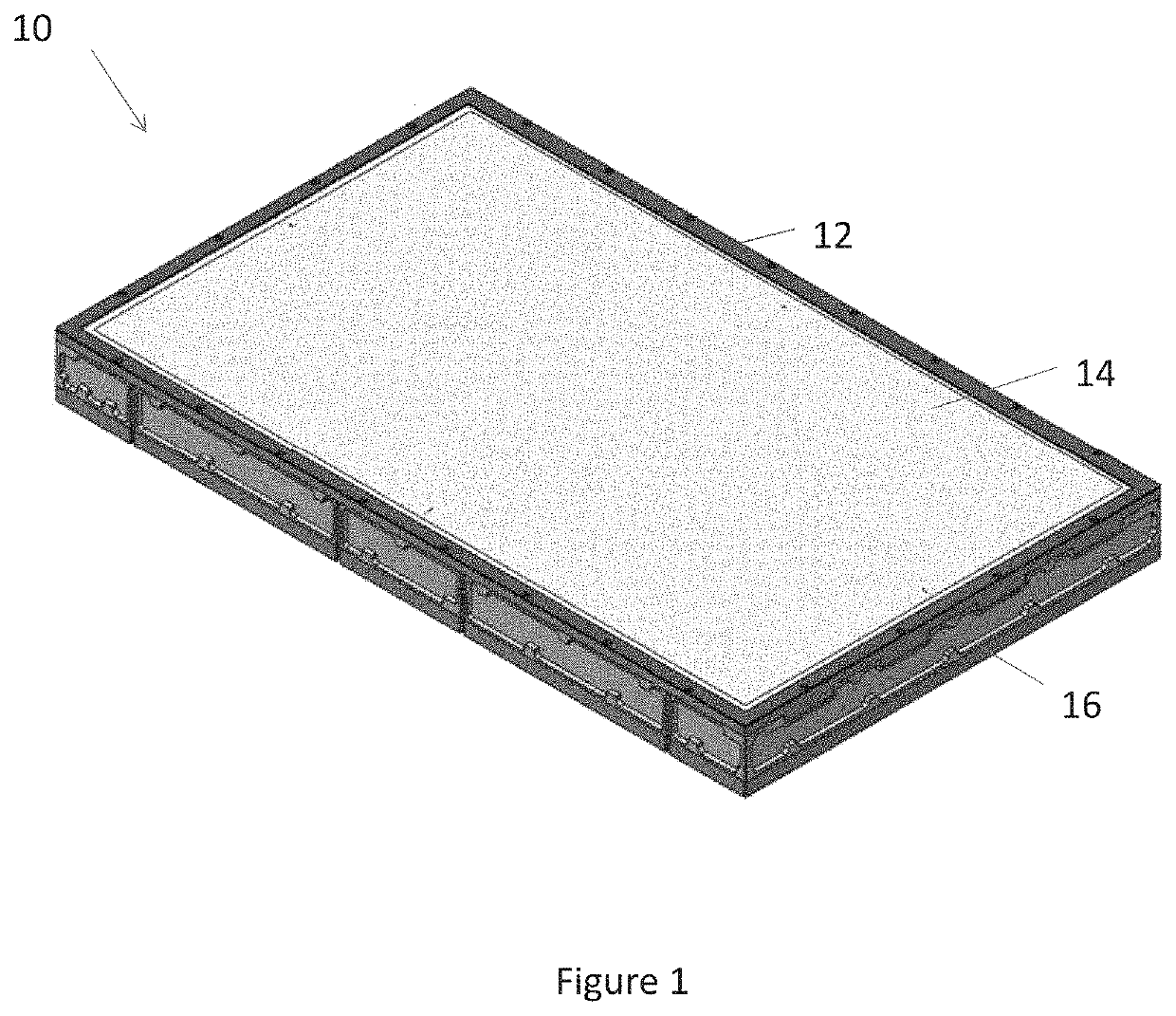 Redundant projected capacitive touch panel