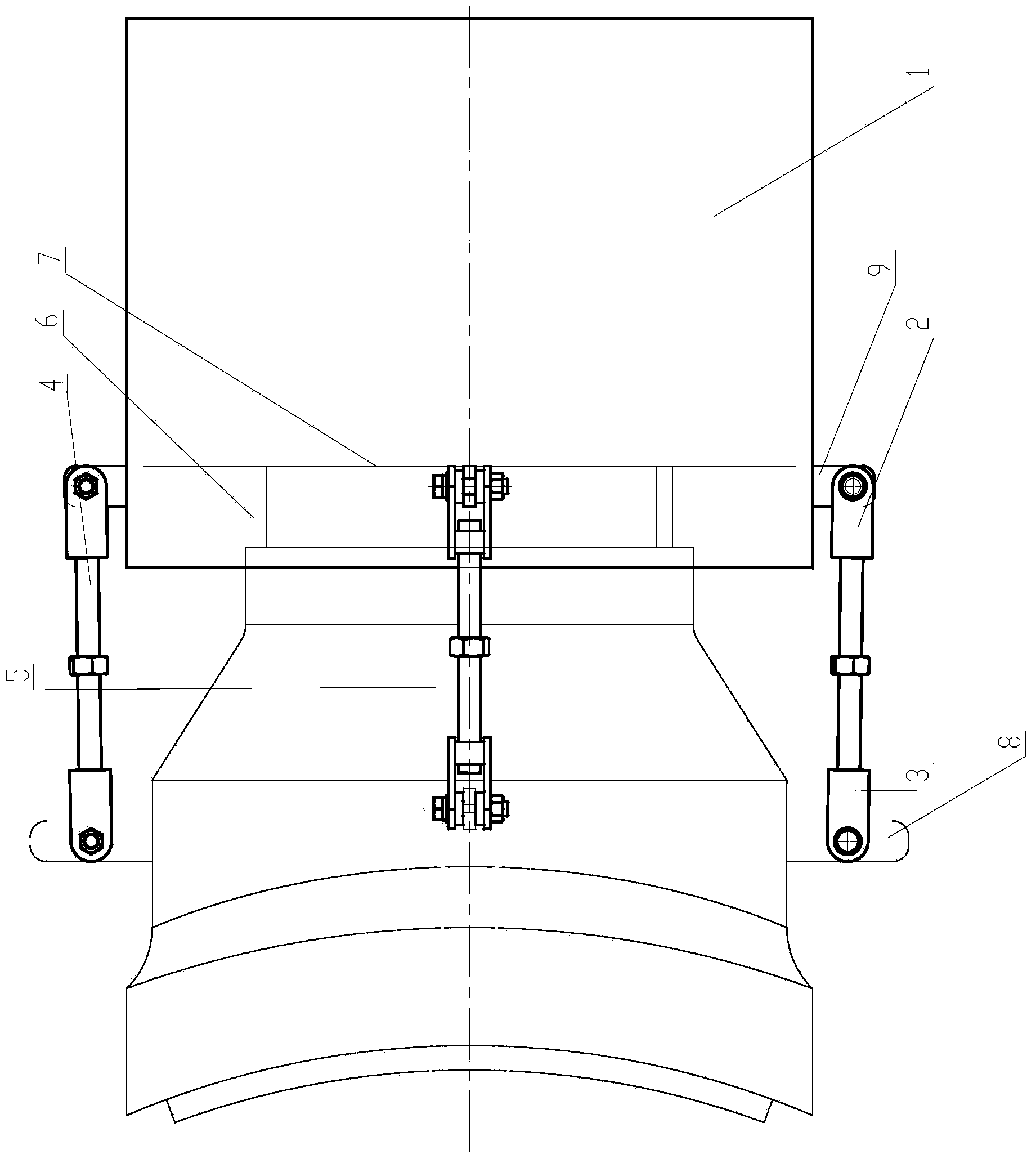 Mechanical connection type connection pipe inner wall surfacing auxiliary device and method for conducting connection pipe inner wall surfacing through mechanical connection type connection pipe inner wall surfacing auxiliary device