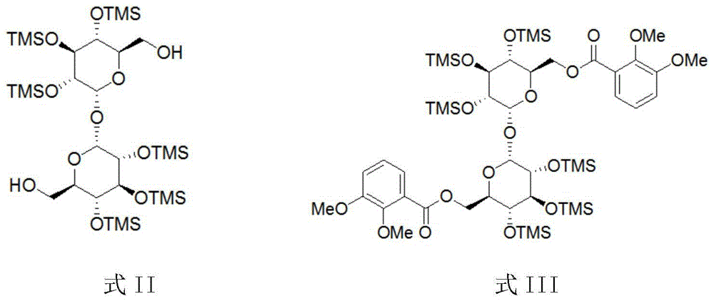 A kind of preparation method of 6,6'-bis(2,3-dimethoxybenzoyl)-α,α-d-trehalose and its intermediate