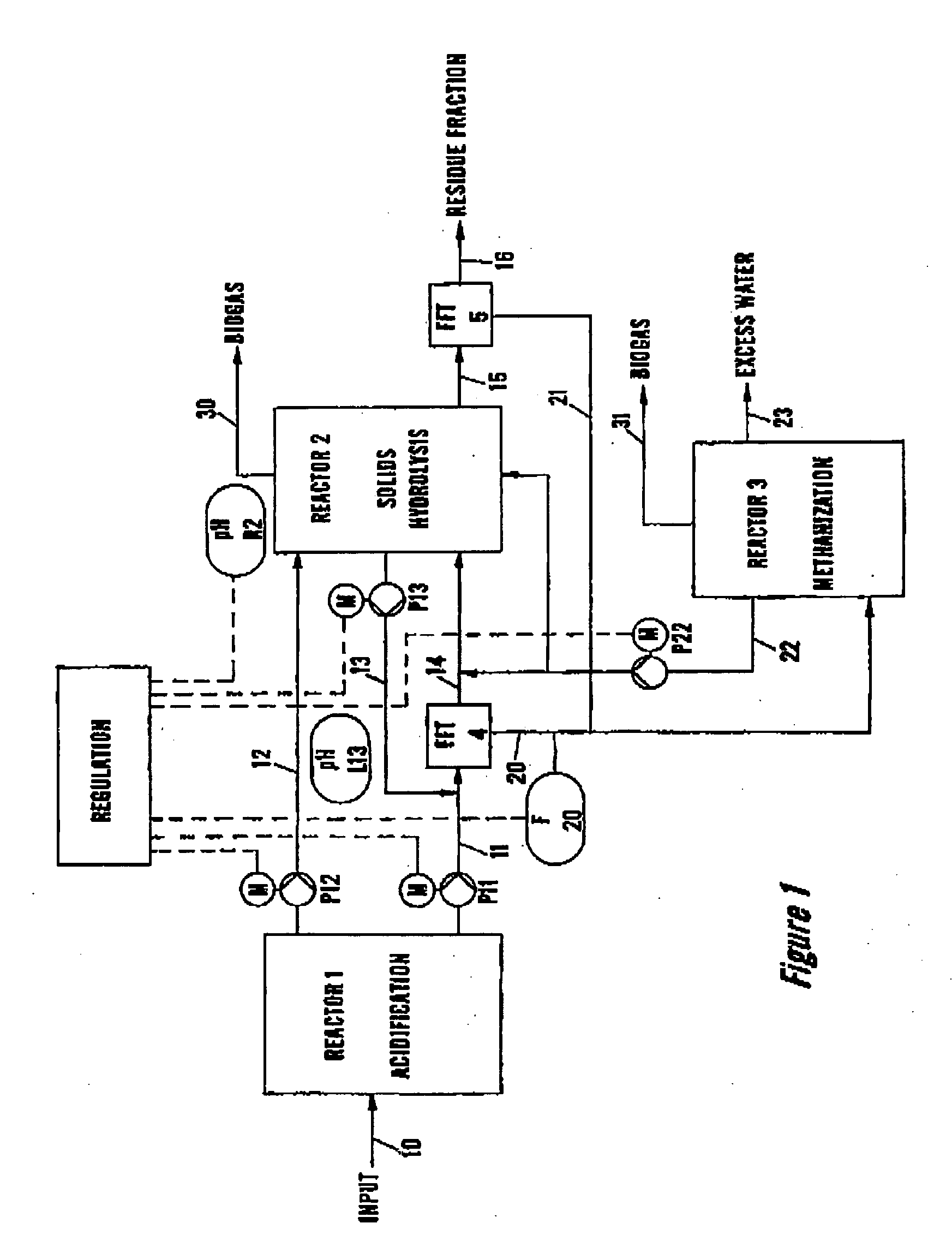 Biogas Producing Facility With Anaerobic Hydrolysis