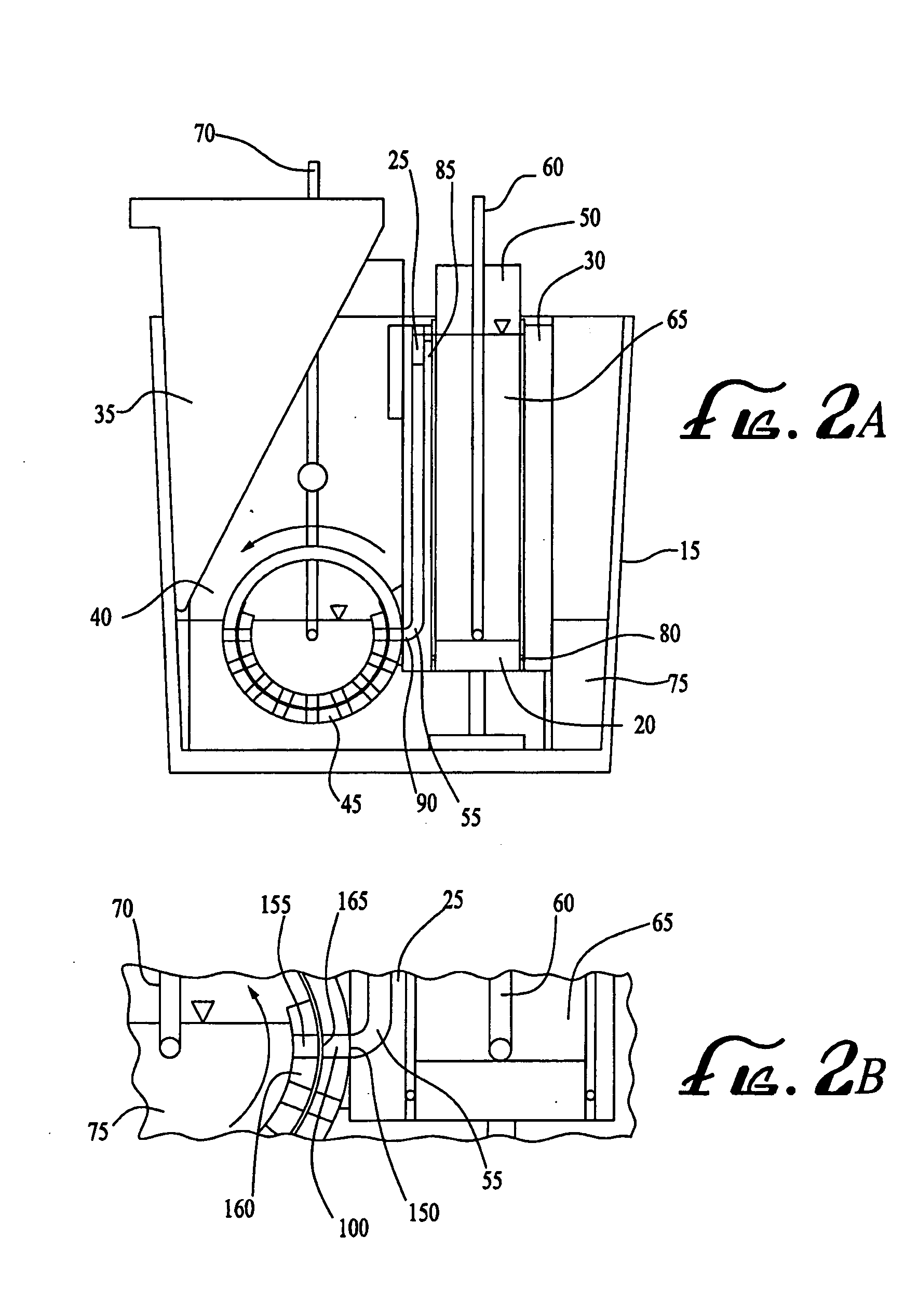Device for sequential protein transfer from a gel
