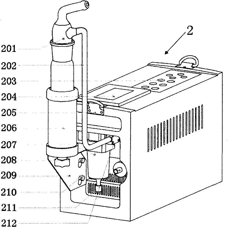 Pathogenic microorganism aerosol pollution colony monitoring system