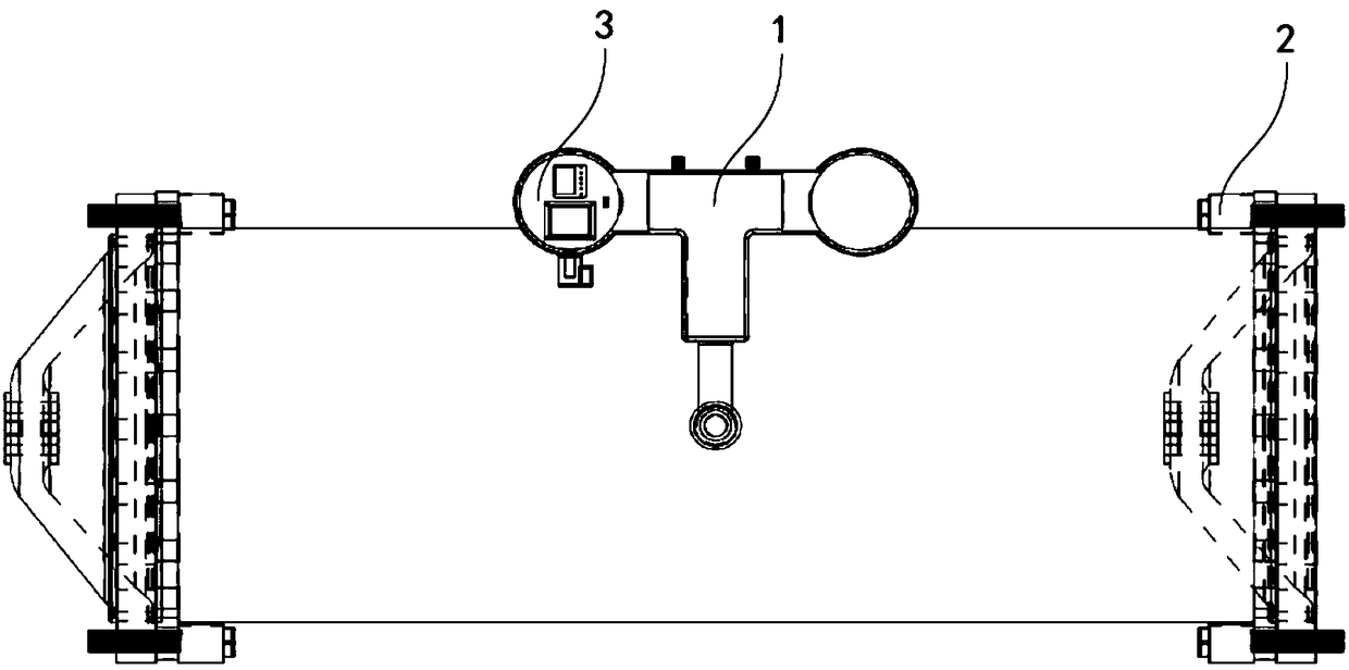 Gas density measuring device