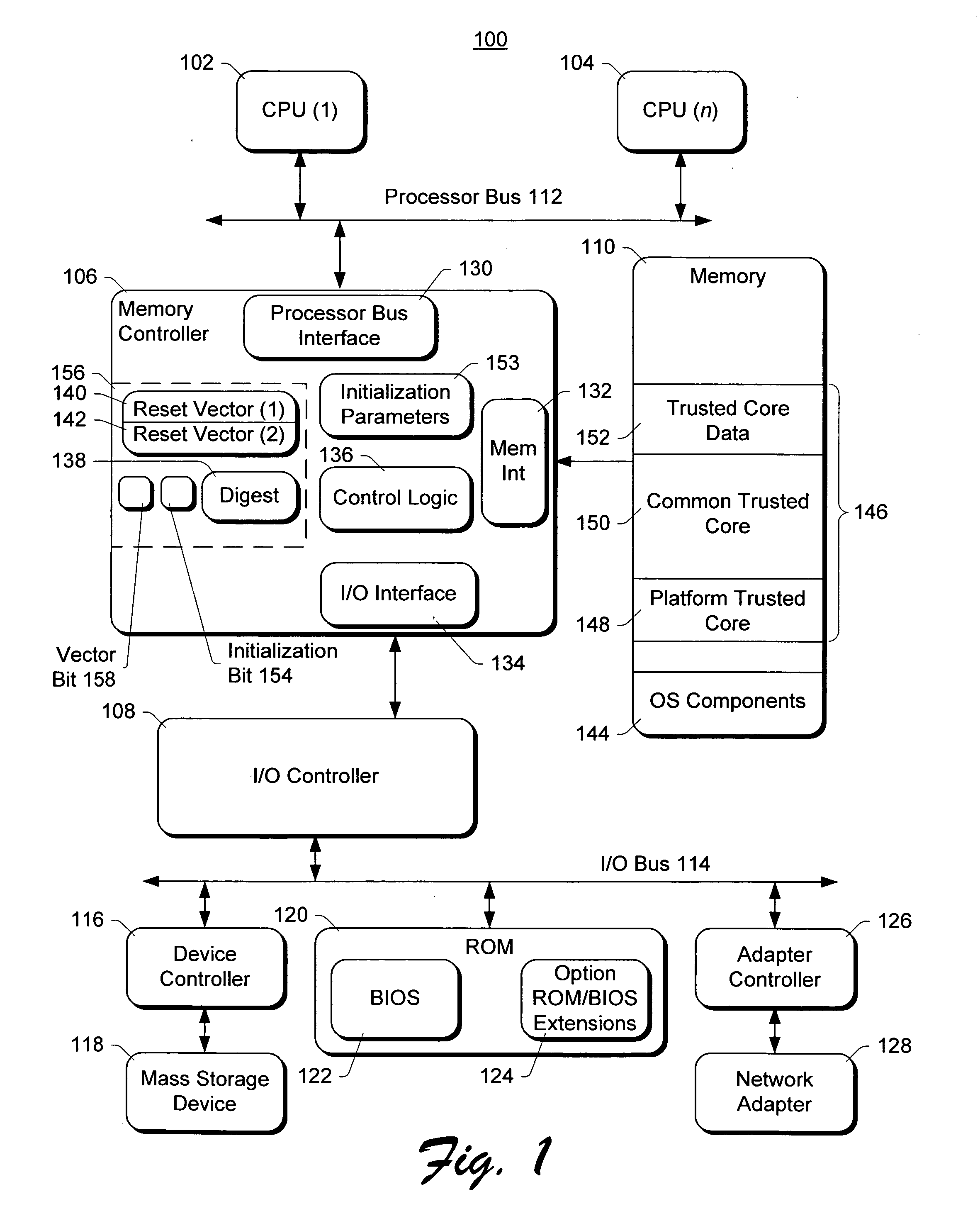 Method and system for allowing code to be securely initialized in a computer