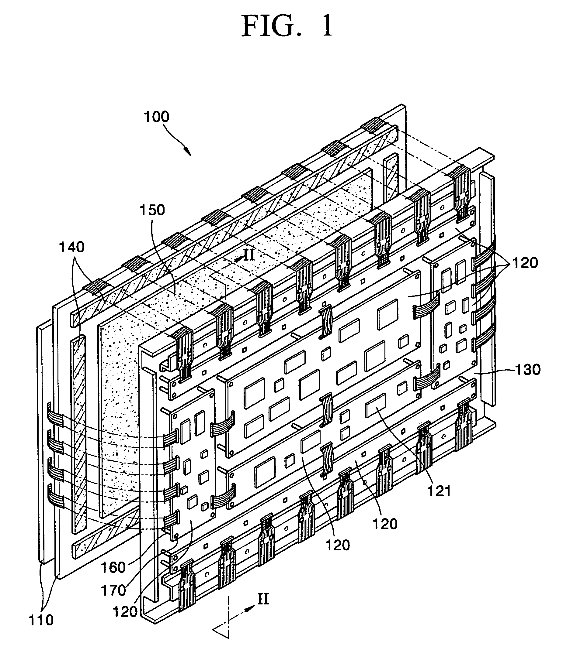 Chassis structure for plasma display module and plasma display module including the chassis structure