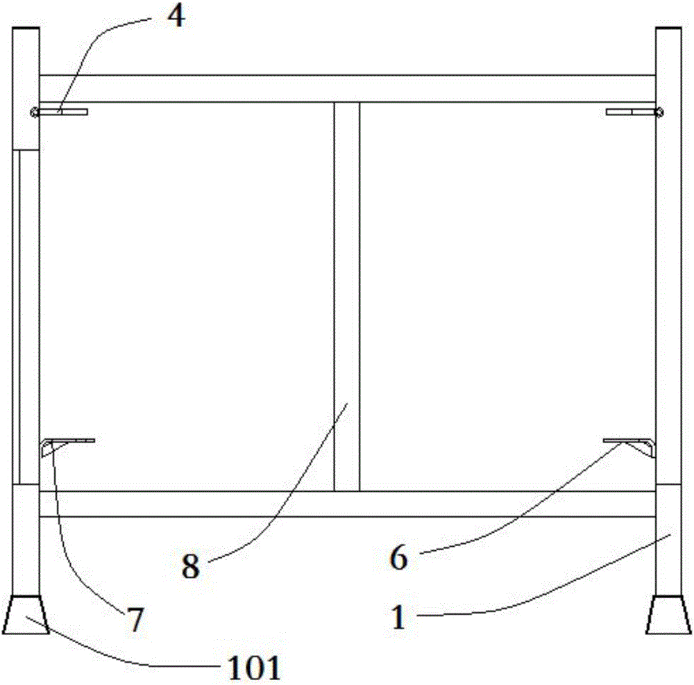 Tool framework for engine radiator tanks