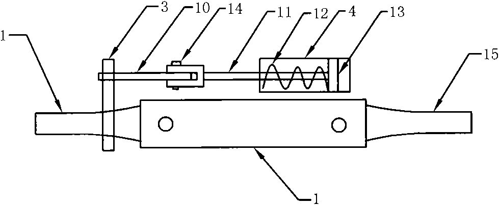 Device for heating vehicle engine oil by utilizing tail gas