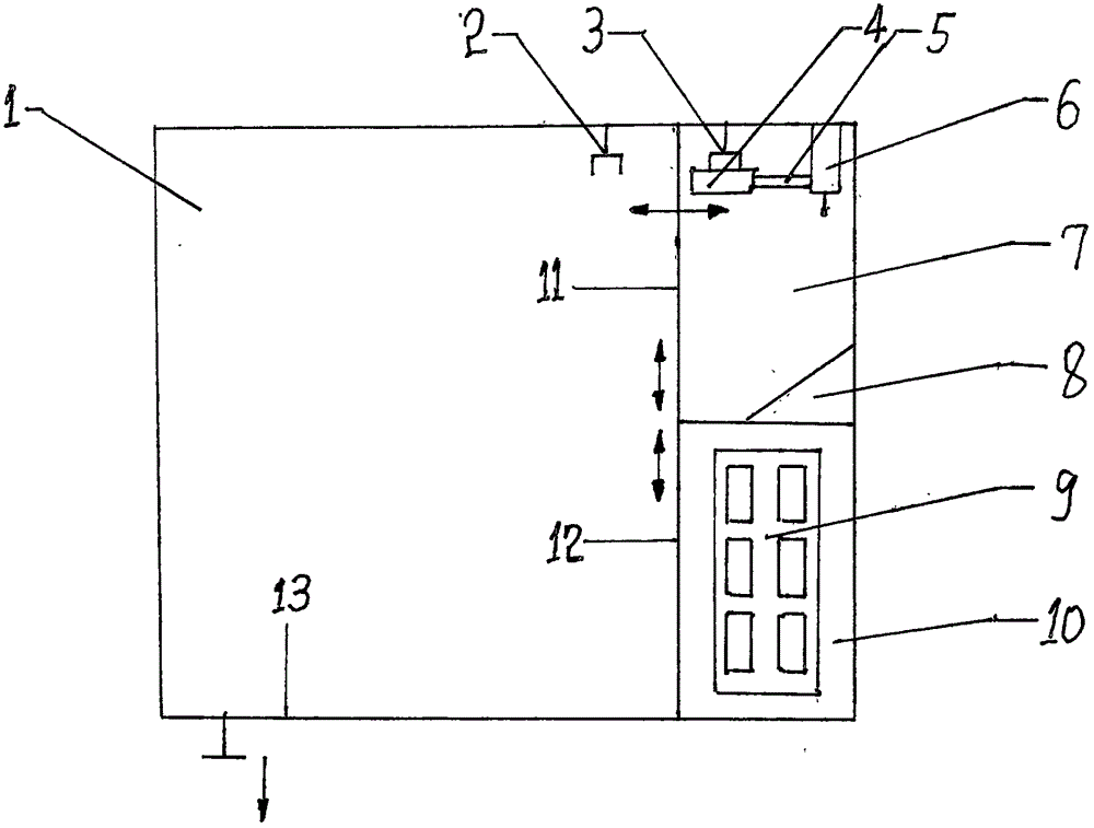 Bath room for shower and dry sauna bath in same region