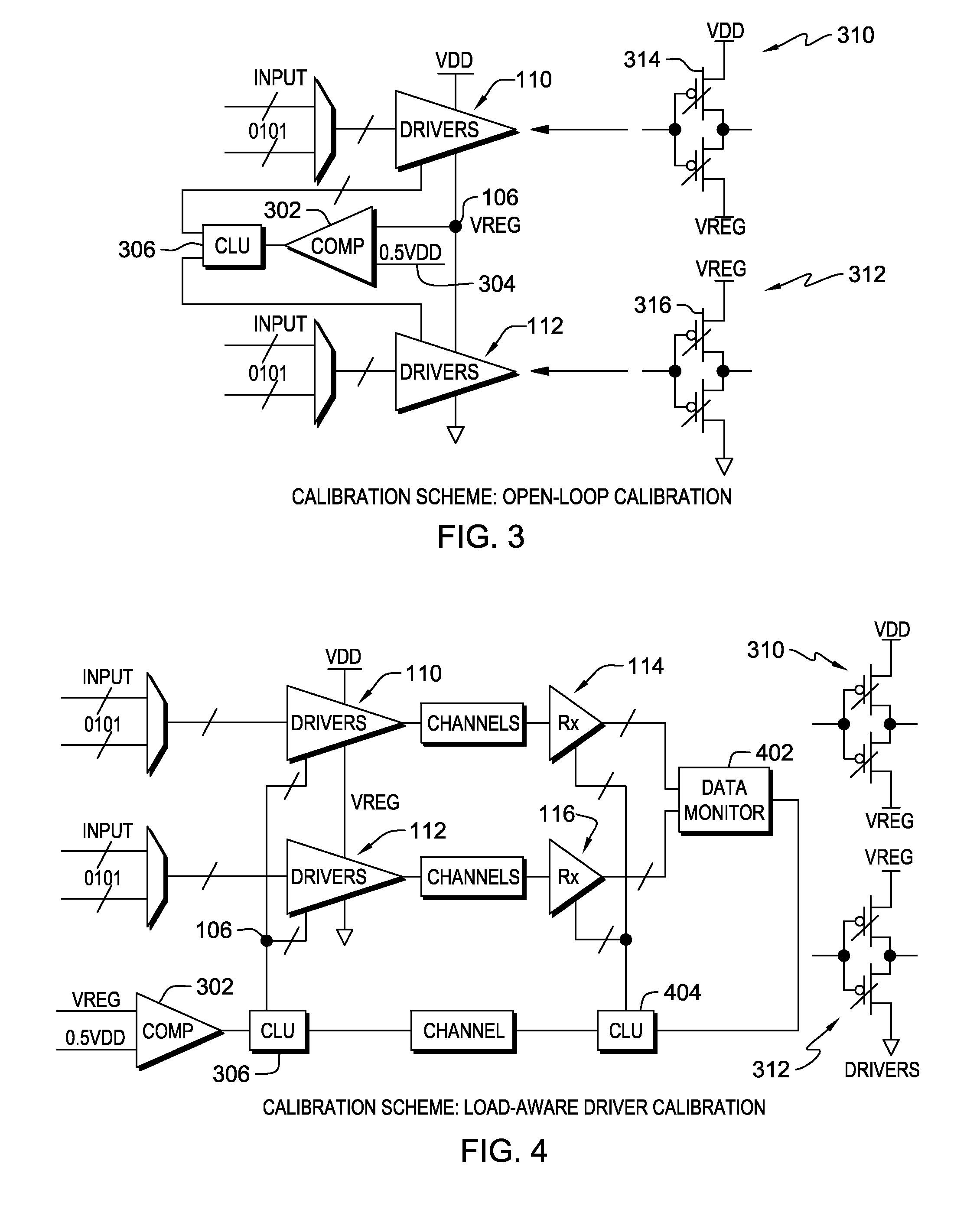 Calibration schemes for charge-recycling stacked voltage domains