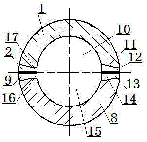 Clip suitable for stringing kabob