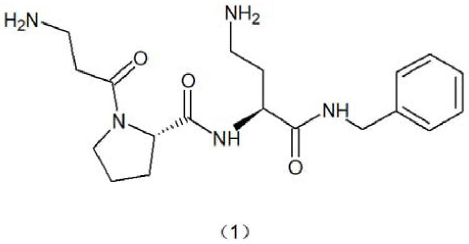 Synthesis method of snake venom-like tripeptide