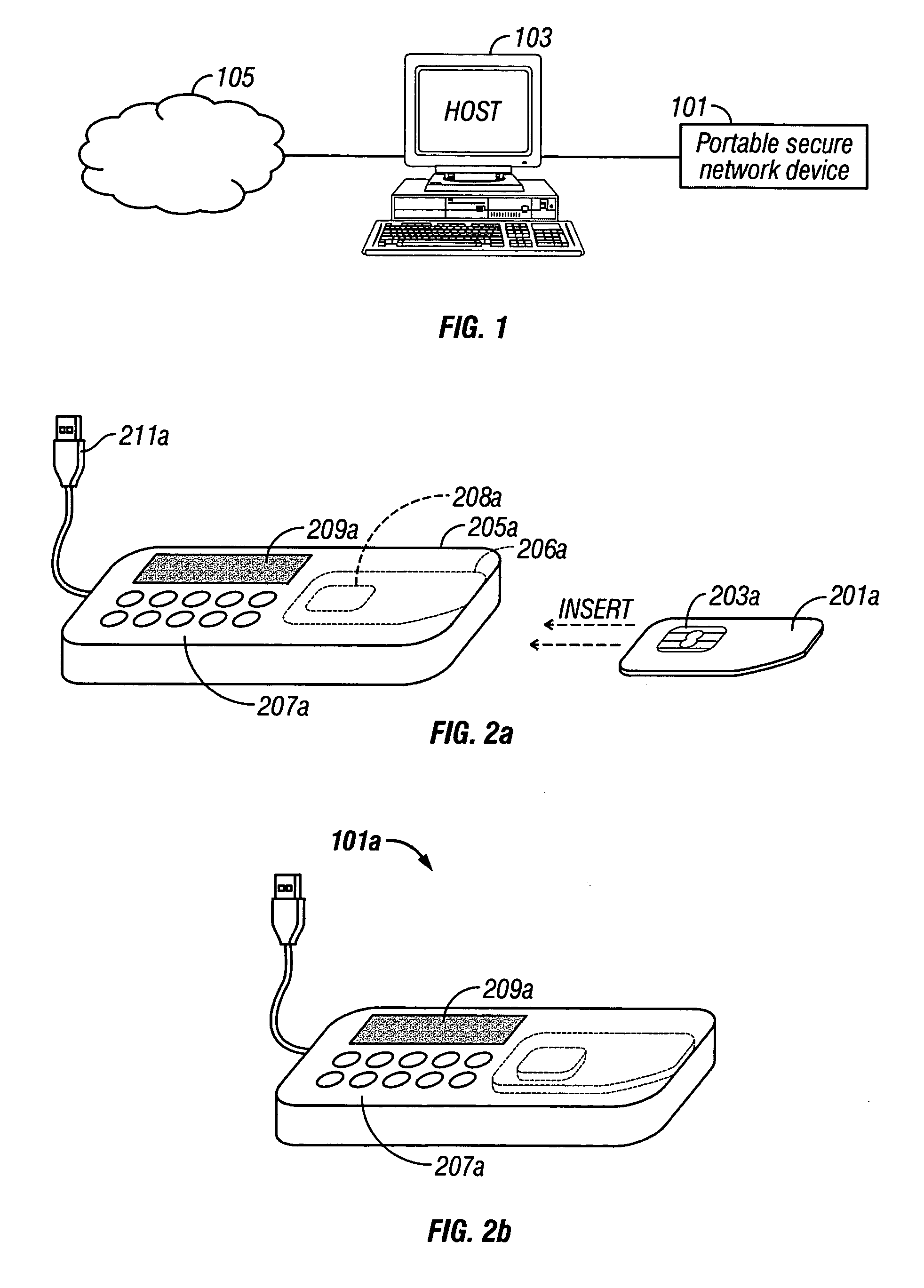 System and method for secure online transactions using portable secure network devices