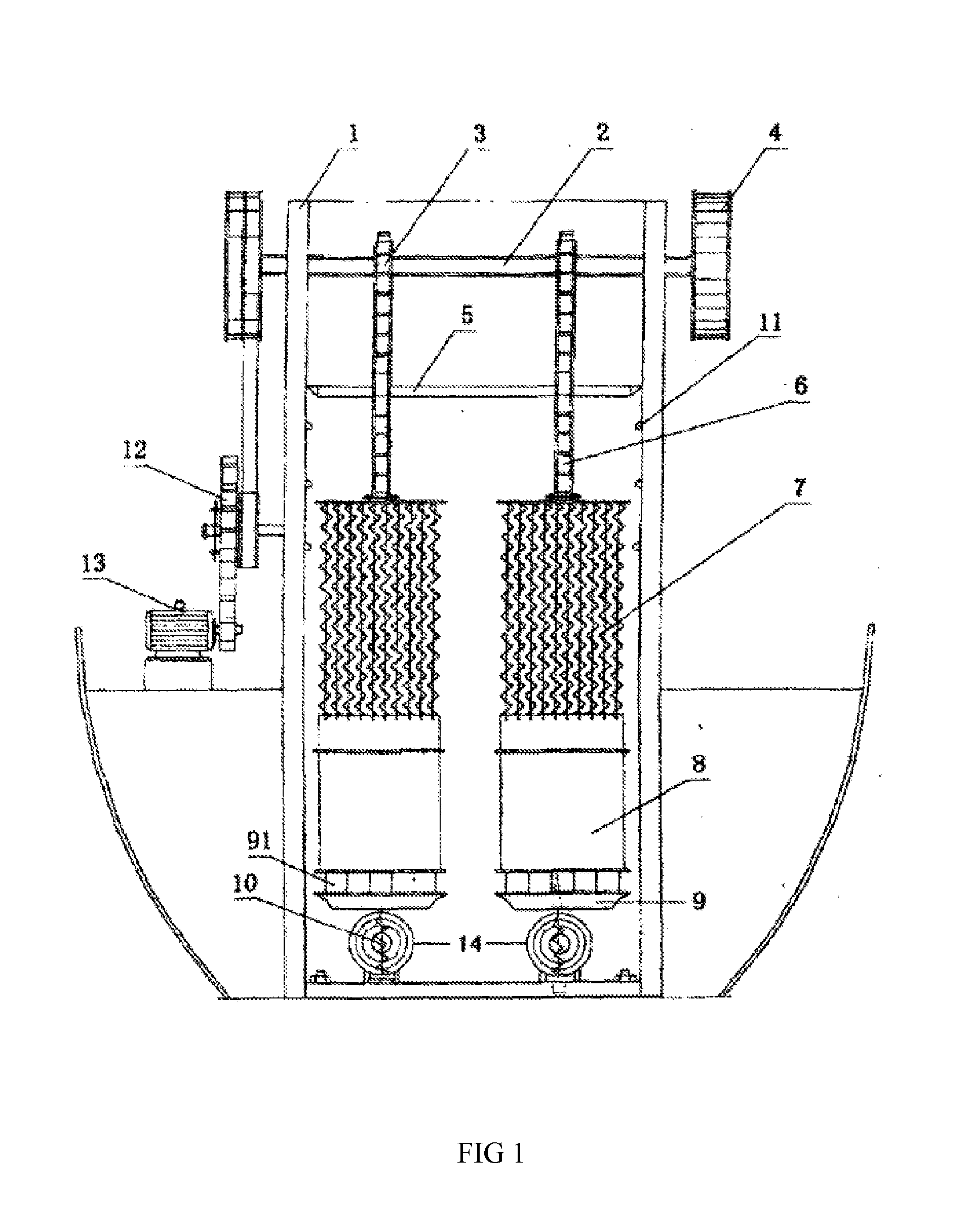 Gravitational energy conversion device and application thereof