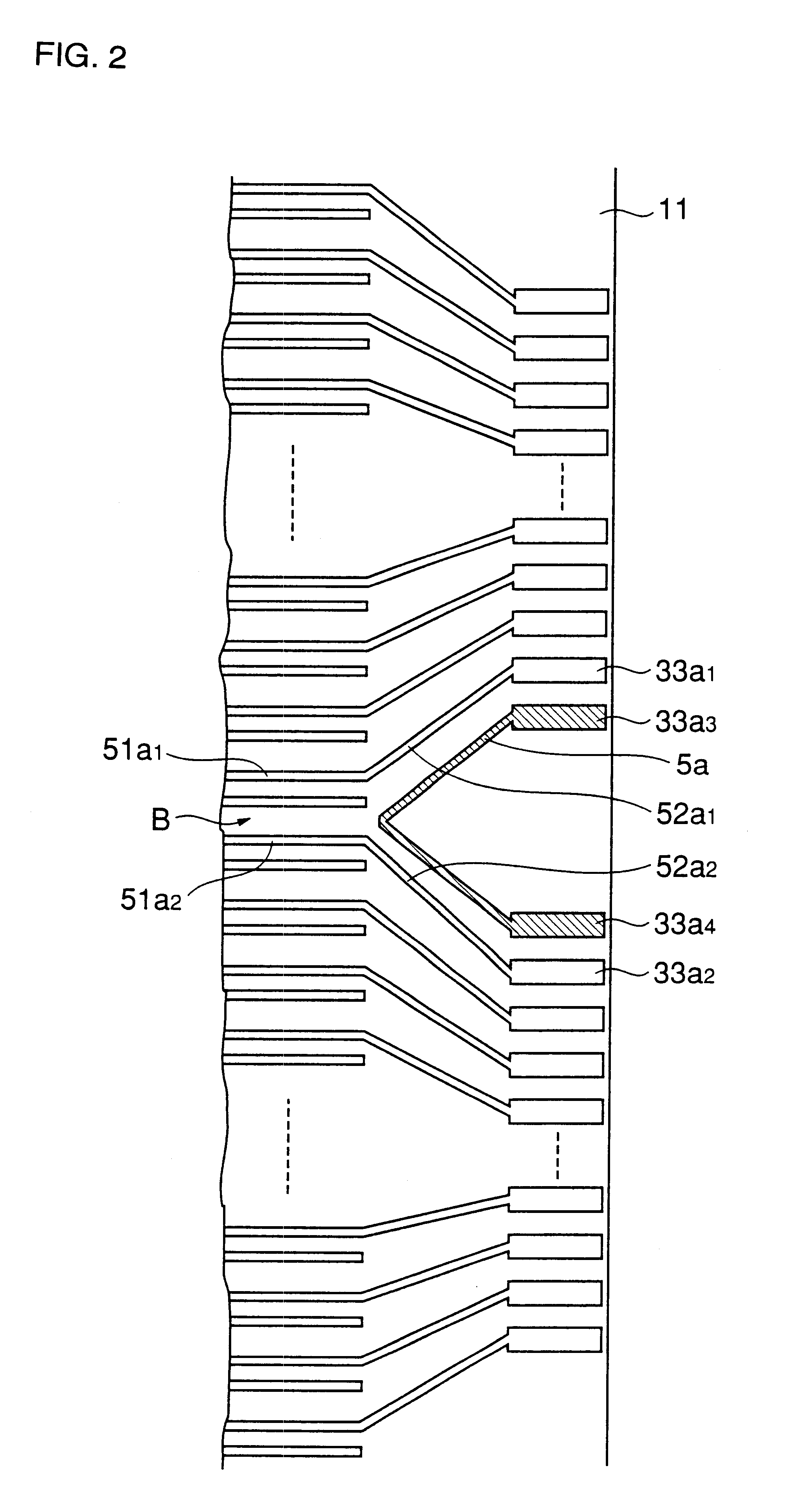 Electrode structure of display panel and electrode forming method using dummy electrode