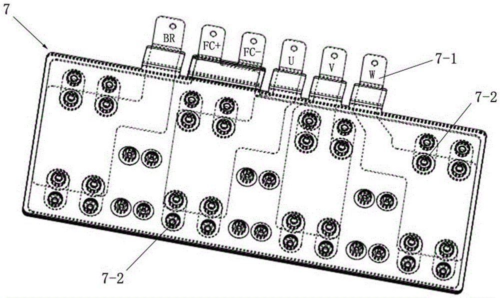 Metro traction inverter chopper power unit