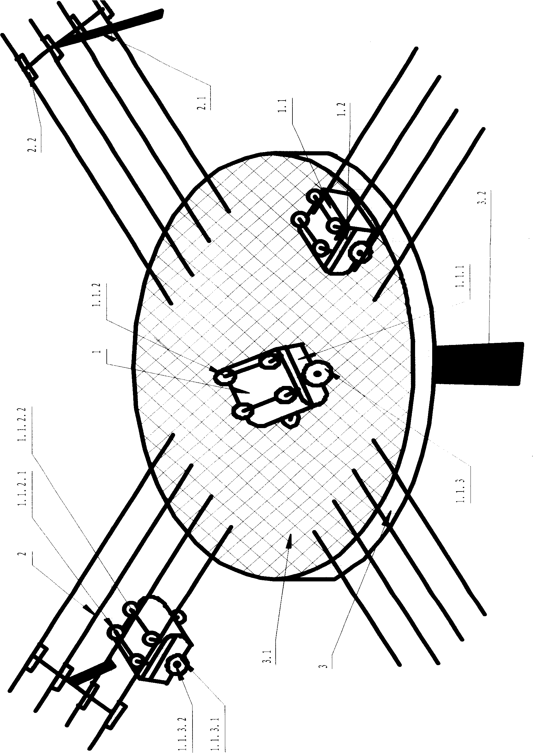 Mini suspension type magneto-dynamic unpiloted vehicle and track therefor