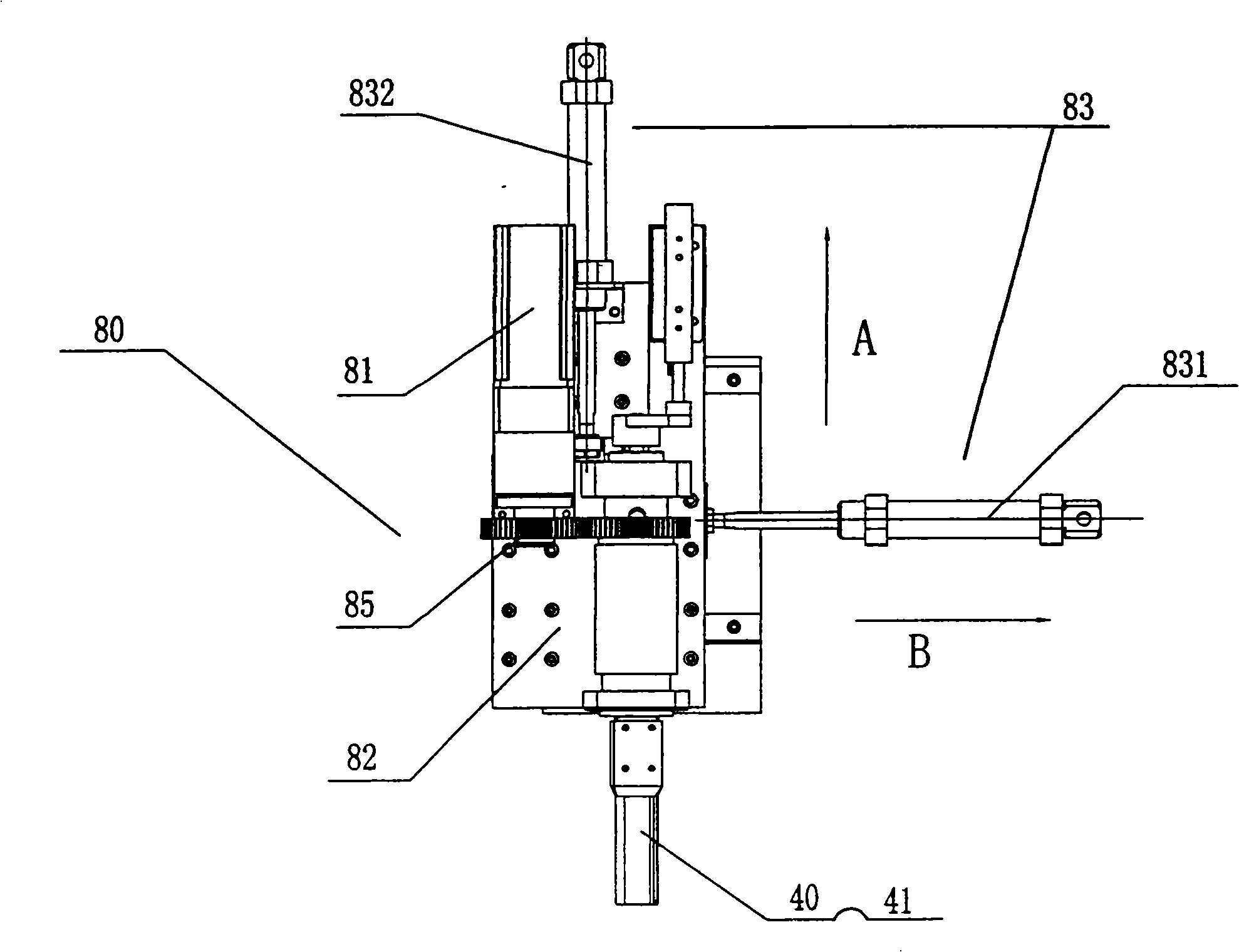 Machine for winding core of lithium ion battery