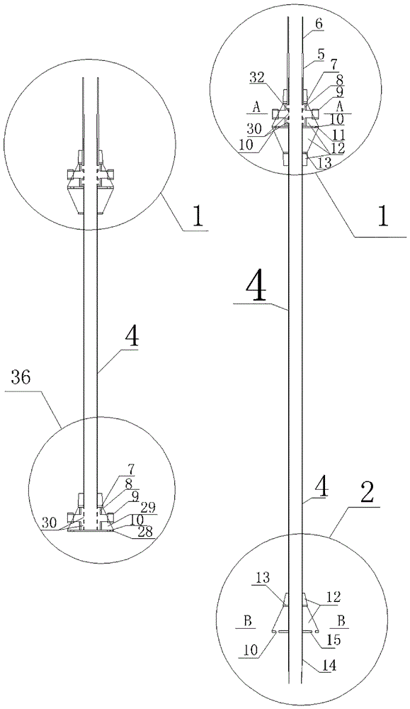 Structural member pipeline for truss support body and overlapping method of pipeline