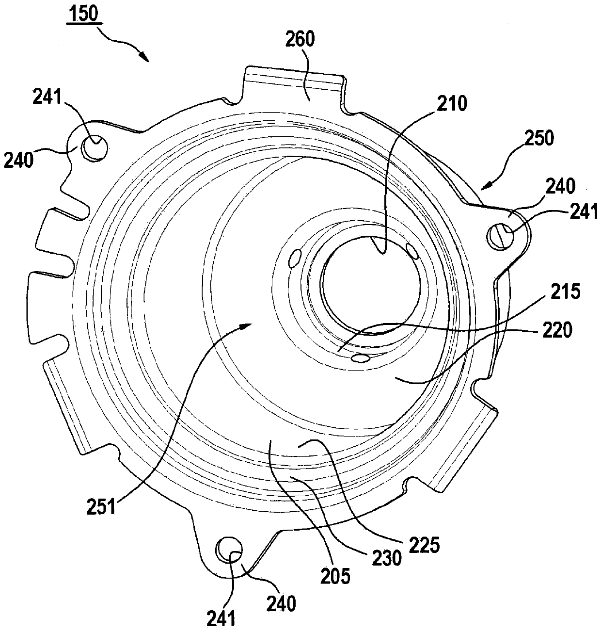 Electric motor with segmented stator