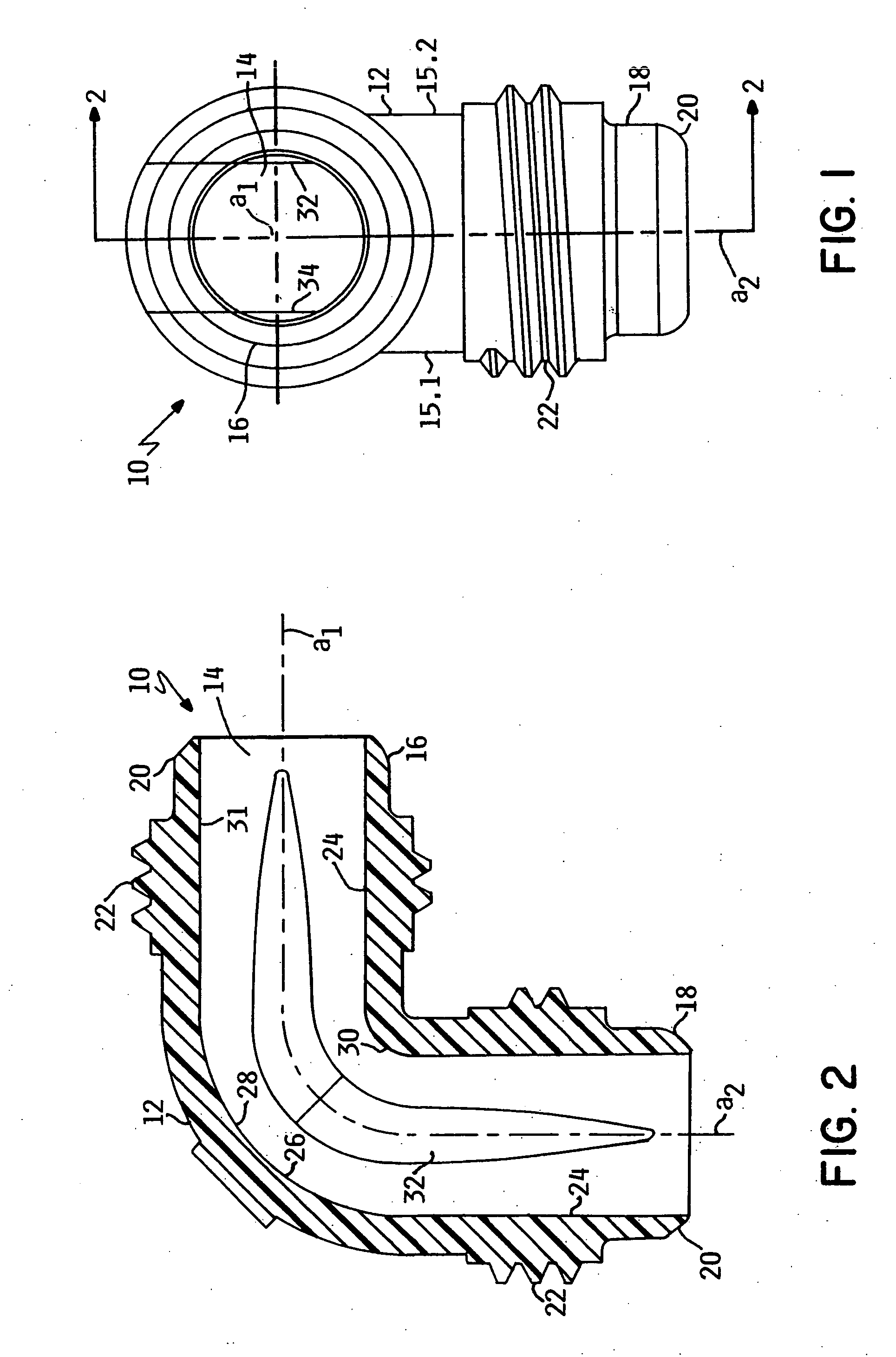 Process and apparatus for molding polymer fittings