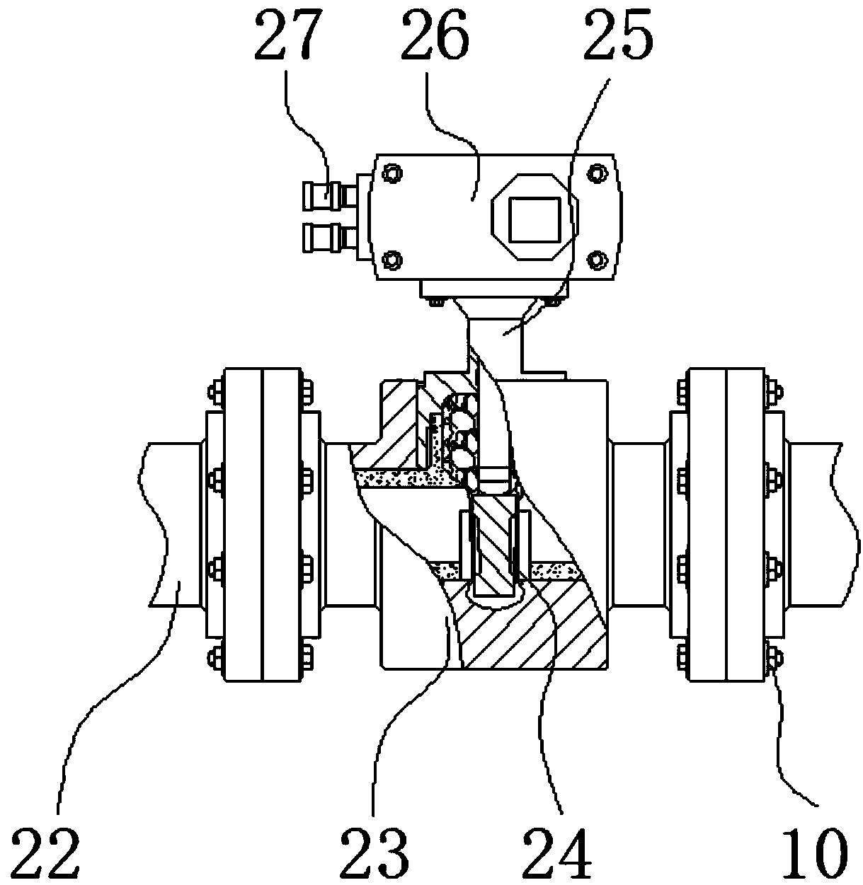 Petroleum collecting device for petroleum drilling and production