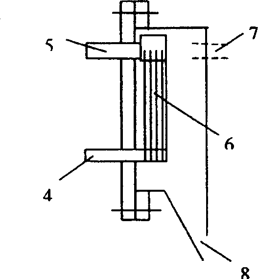 Sewage treating plant with double-area gravity-elution membrane bioreactor