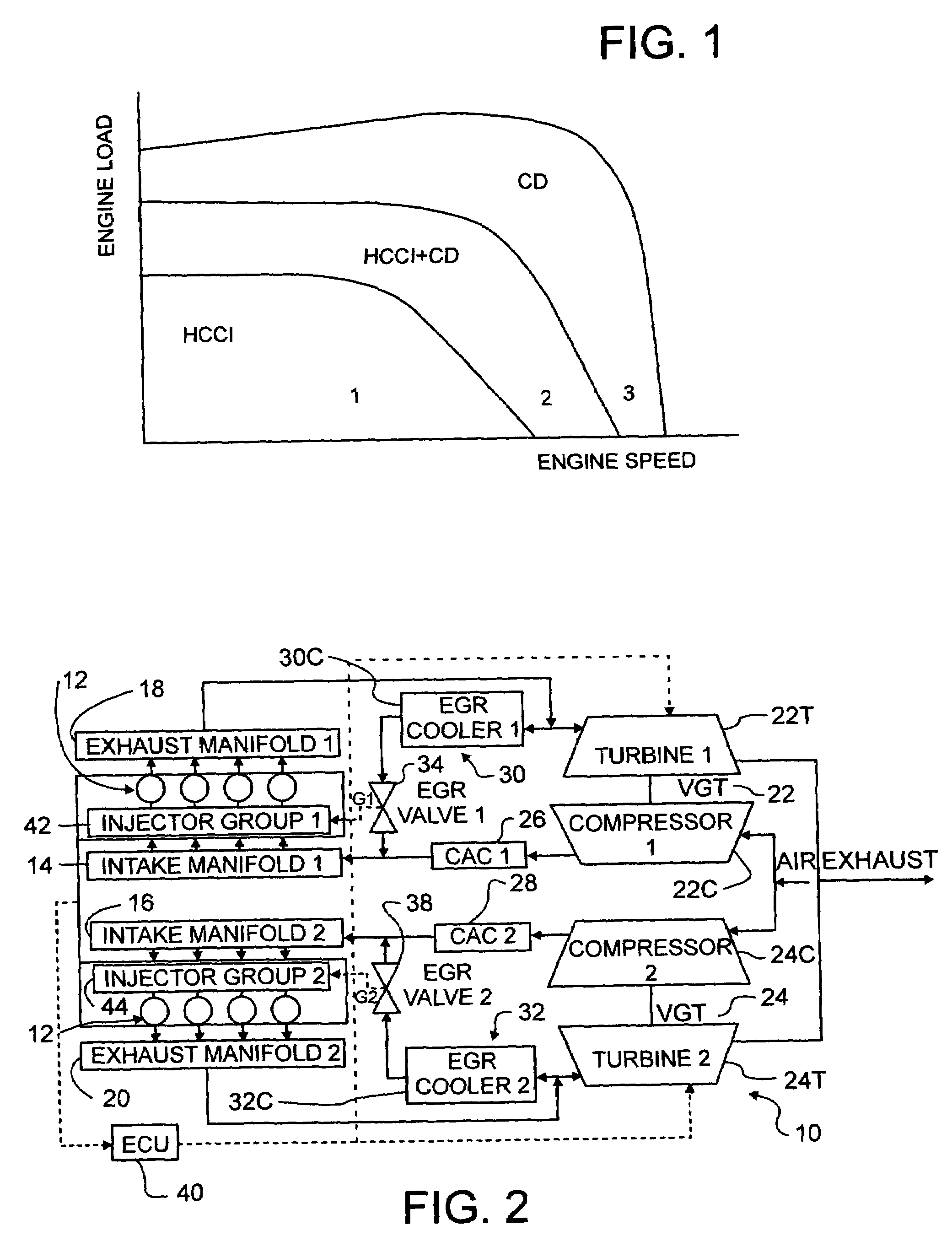 Hybrid combustion in a diesel engine