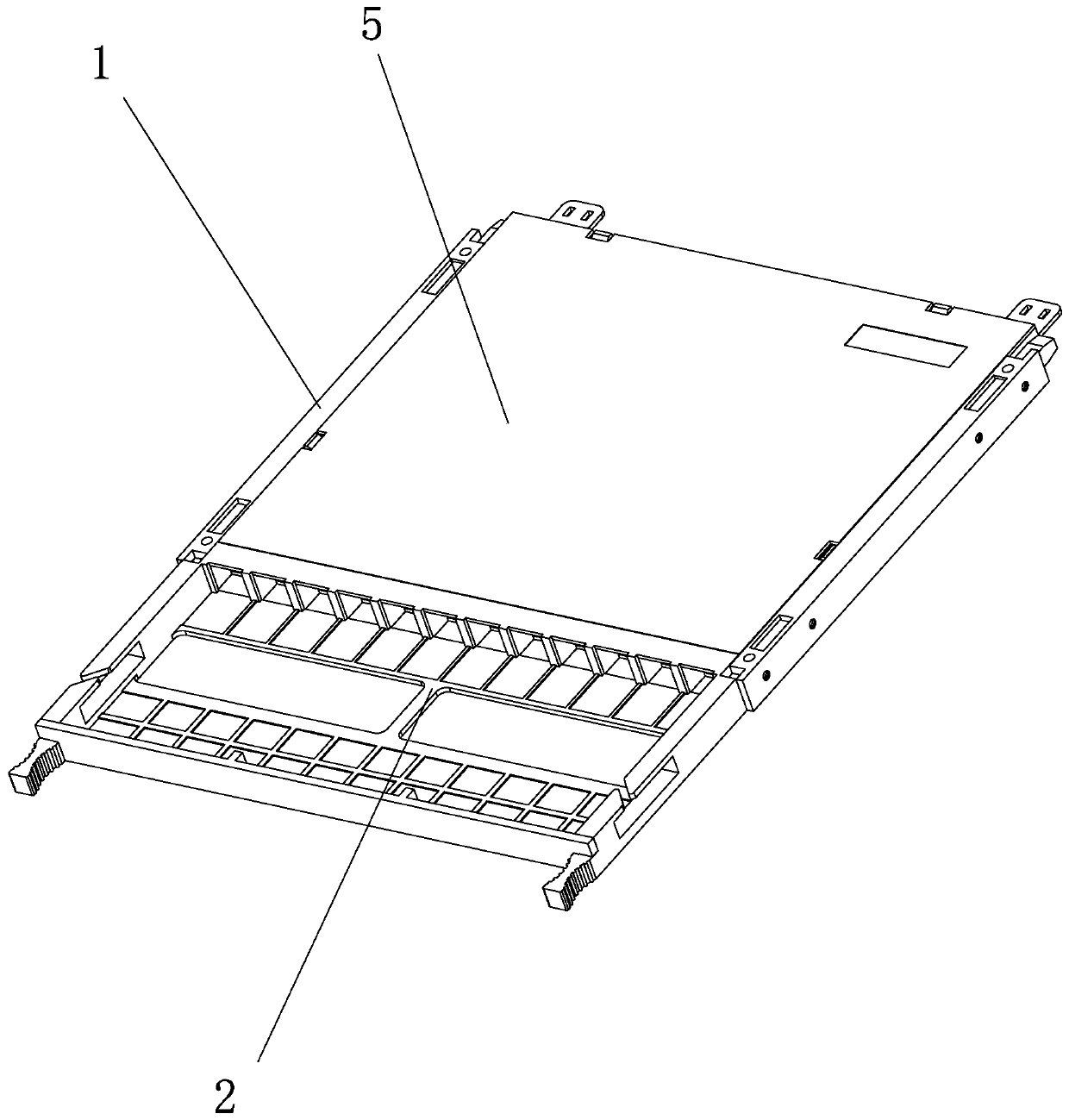 High-density optical fiber distribution tray