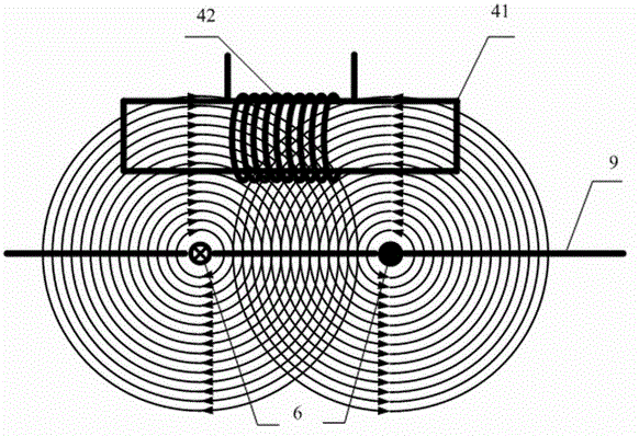 Non-contact power supply electricity pick-up device having real-time communication function